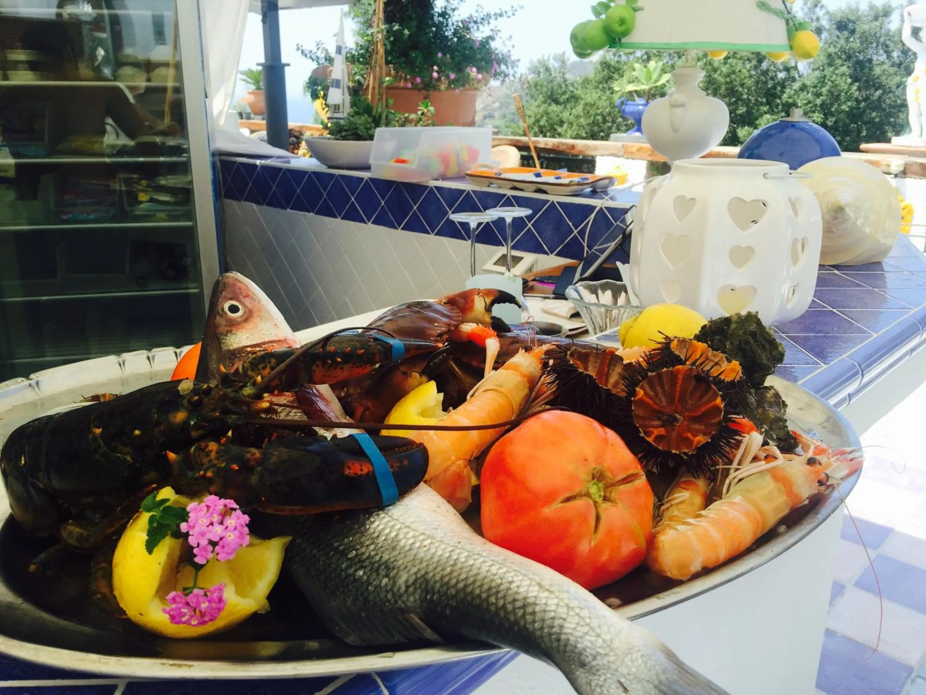 Food close-up in Villa Neptunus