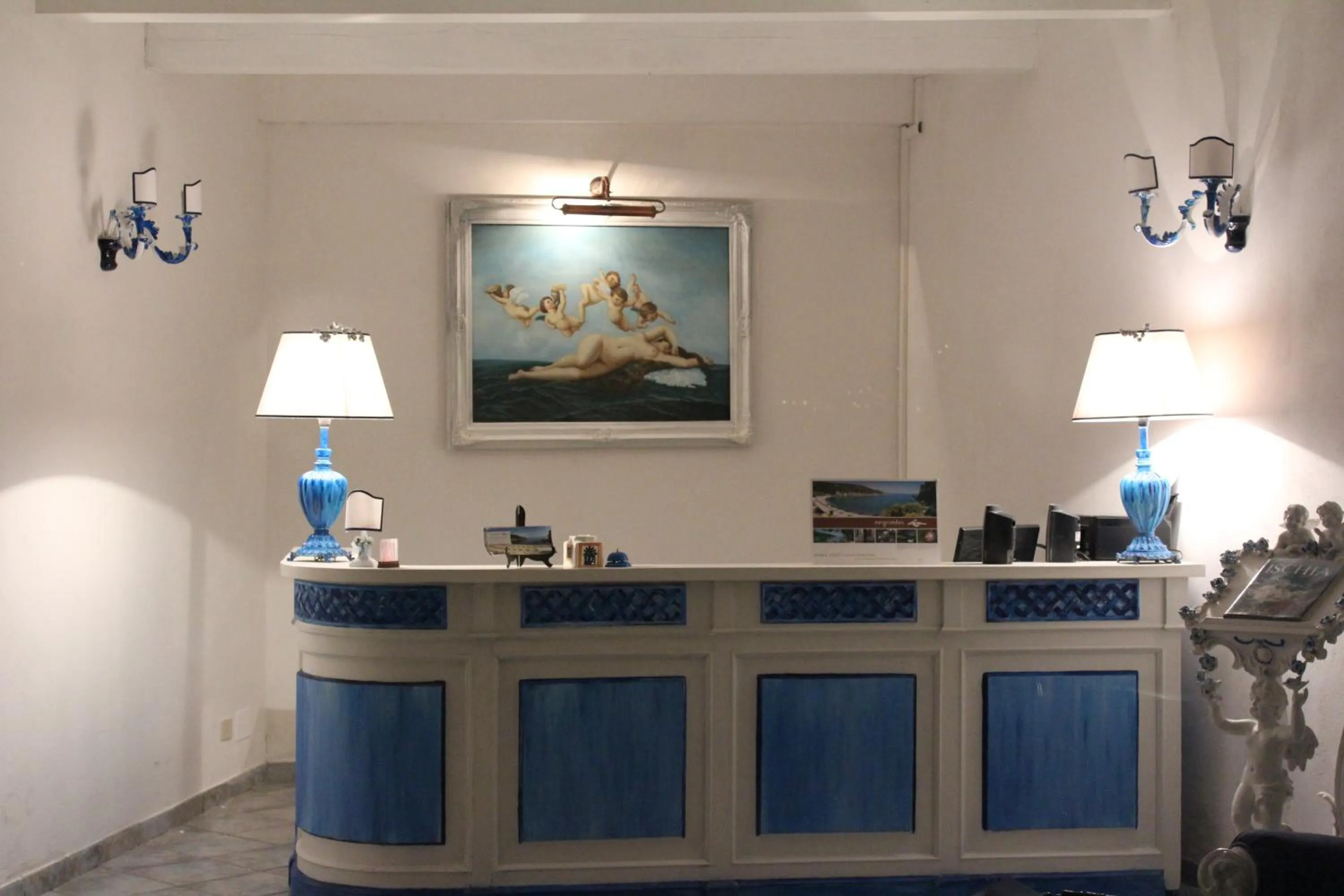 Lobby or reception in Villa Neptunus