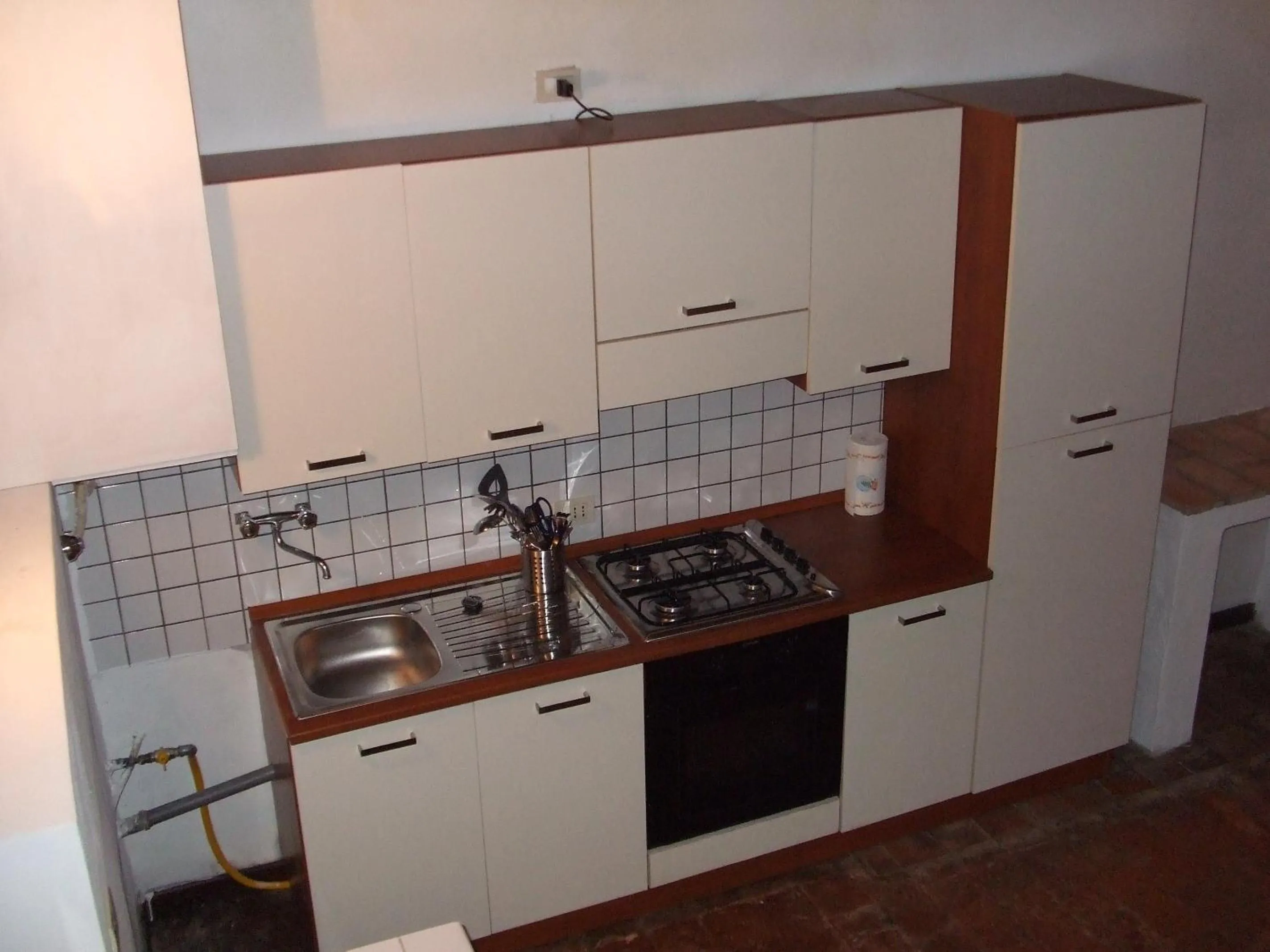 Kitchen or kitchenette in Agriturismo Cascina Rossano