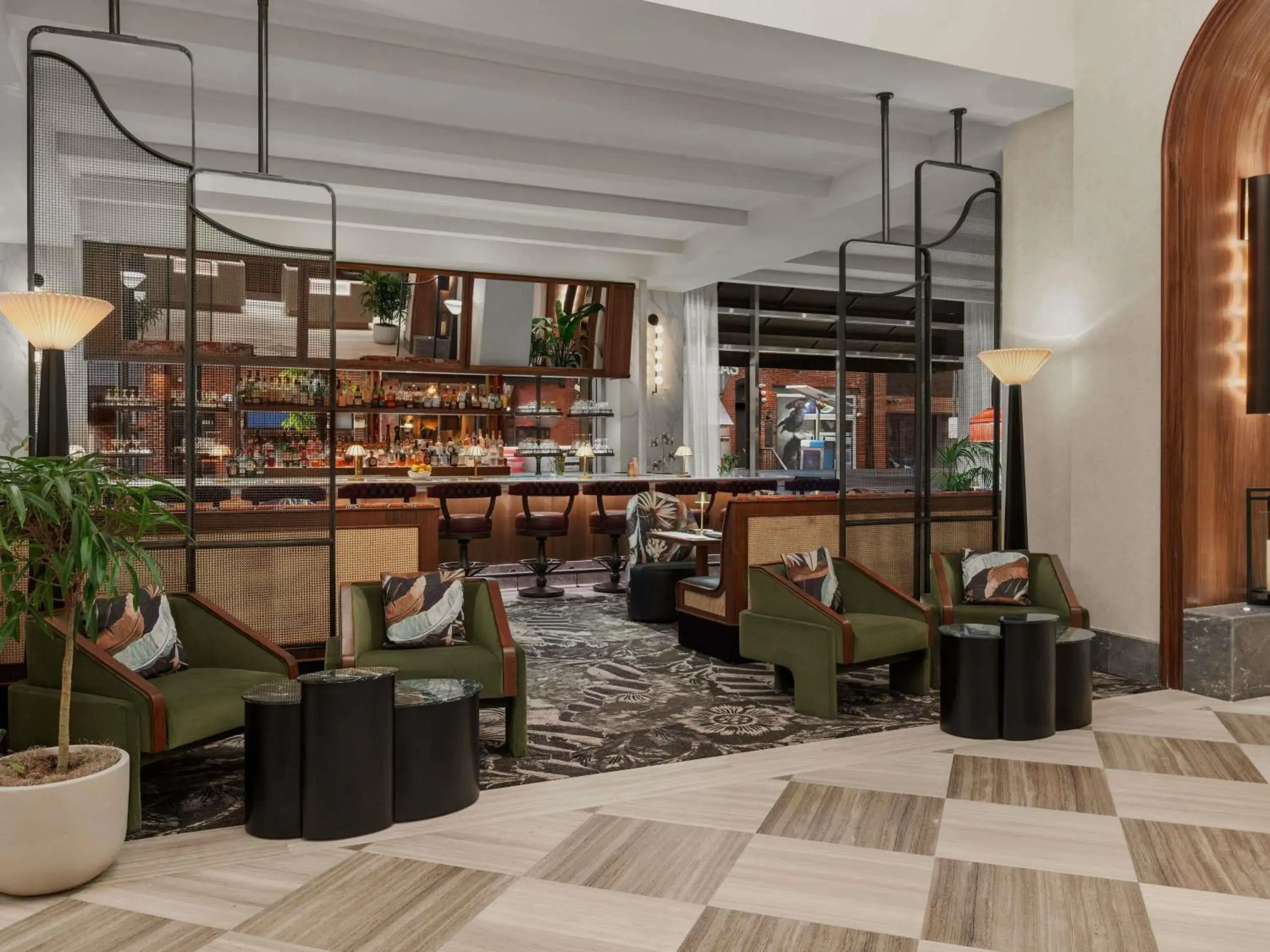 Lounge or bar in Sofitel Philadelphia at Rittenhouse Square Lounge or bar in Sofitel Philadelphia at Rittenhouse Square