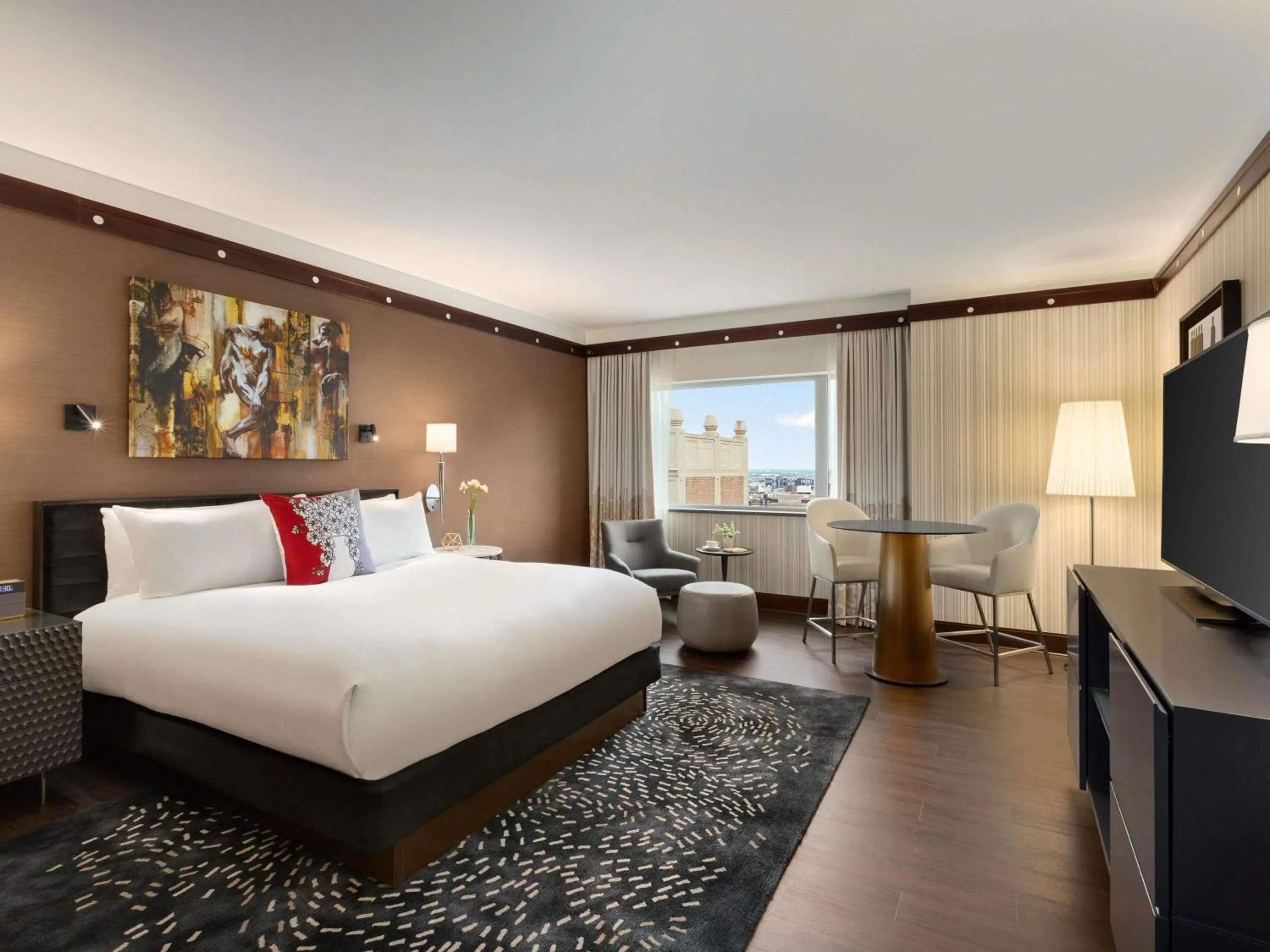 Bedroom, Bed in Sofitel Philadelphia at Rittenhouse Square