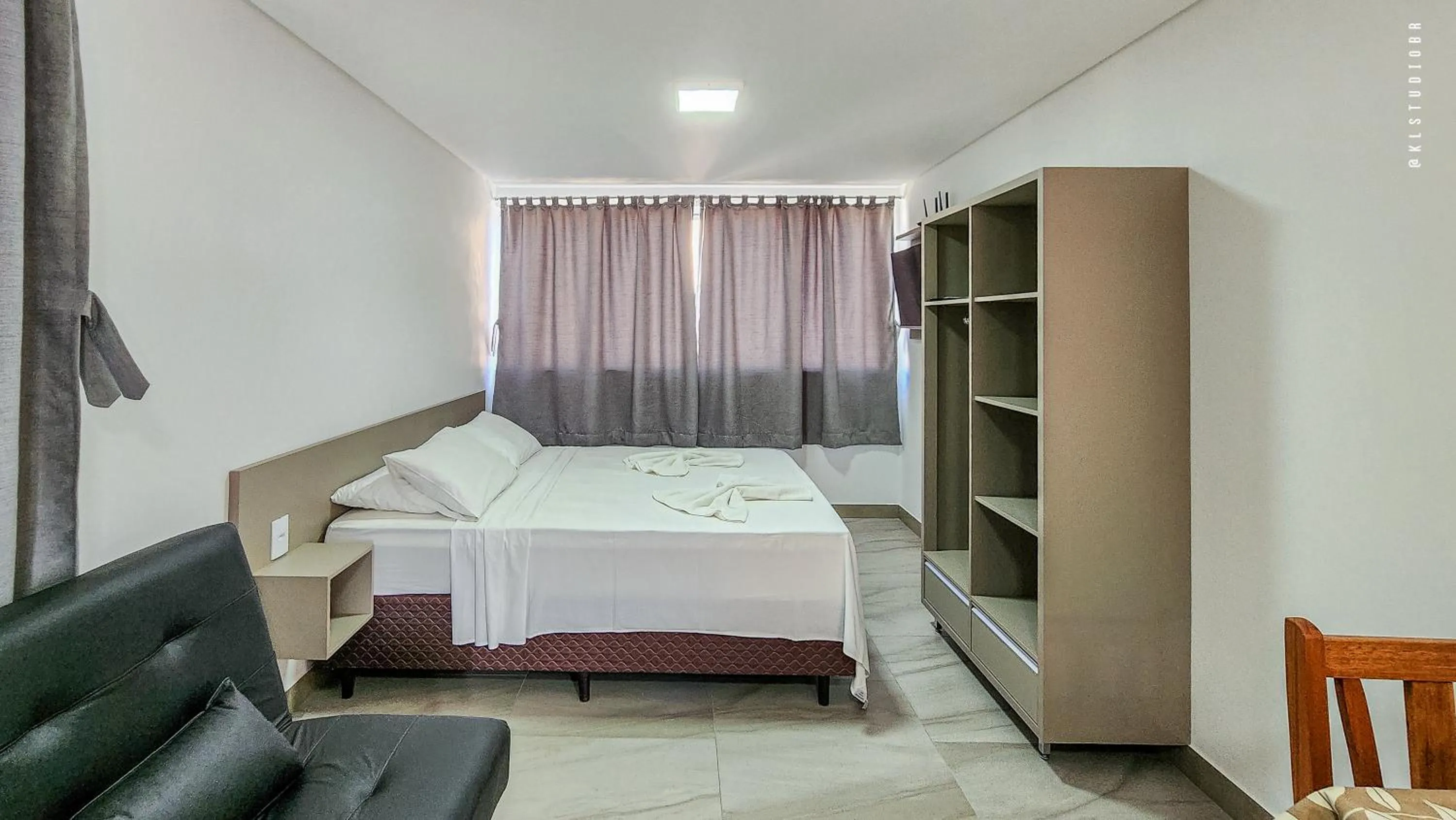Bed in Apart Hotel Canto Grande