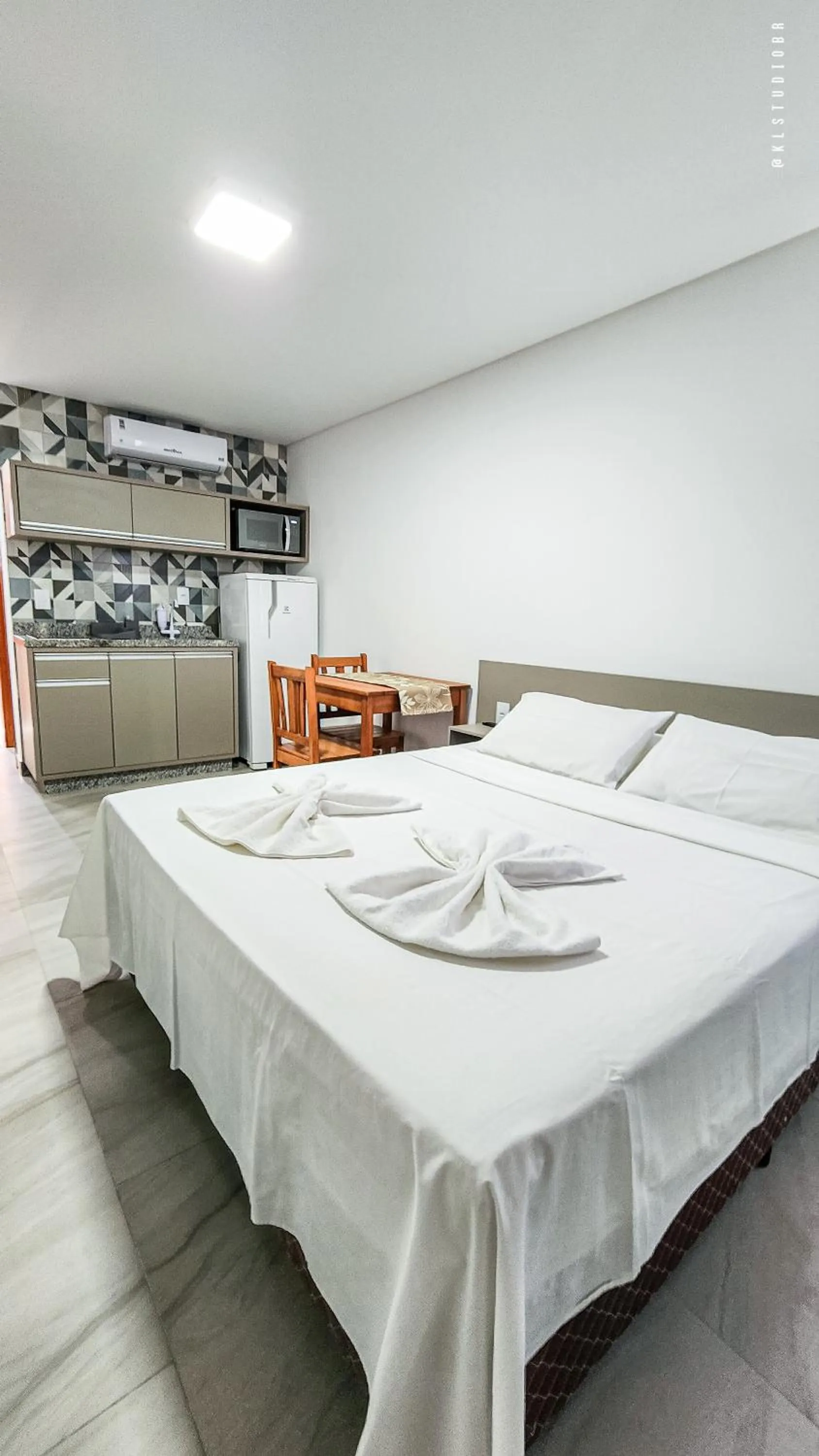 Bed in Apart Hotel Canto Grande