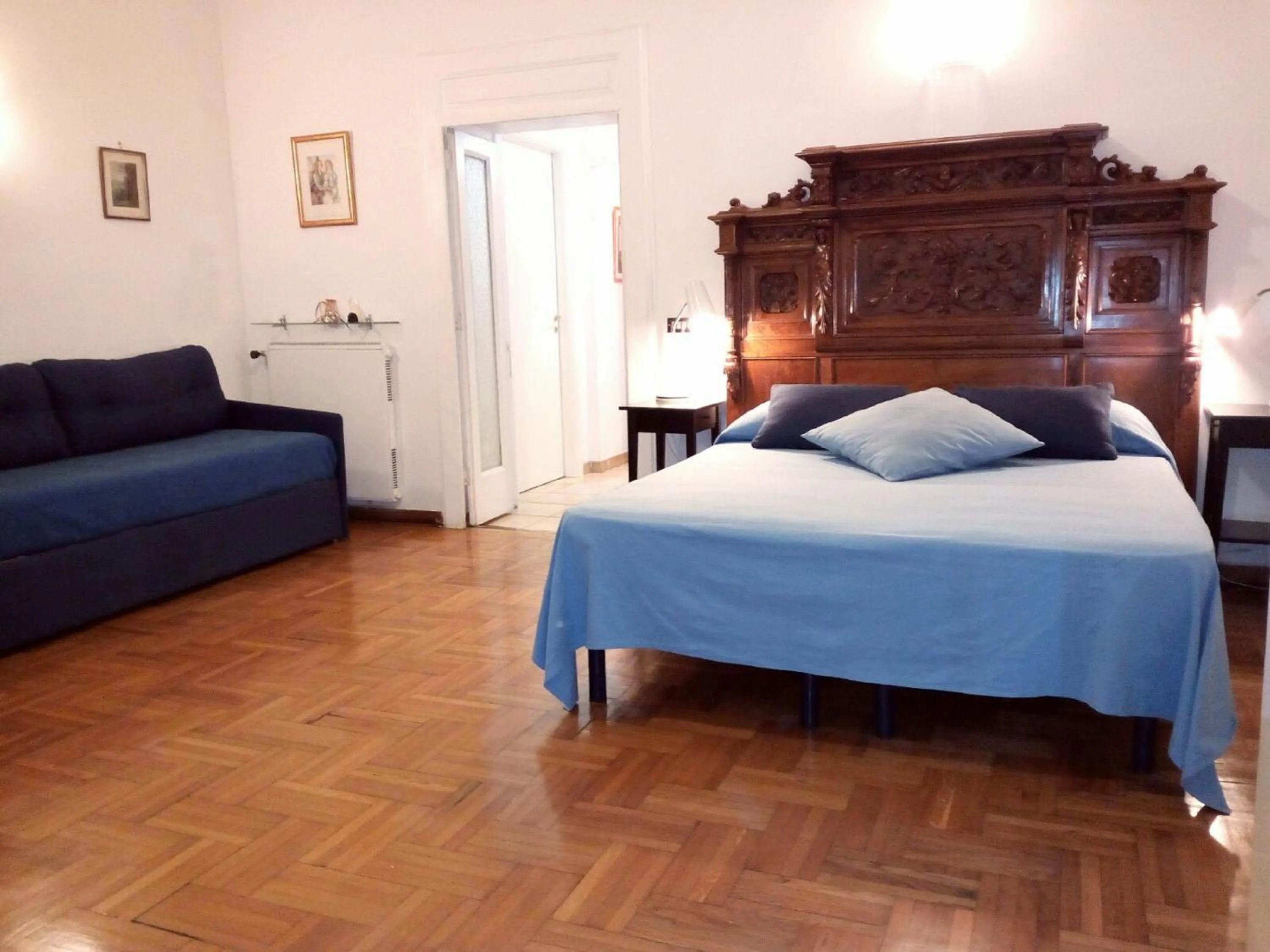 Bedroom, Bed in B&B Amedeo