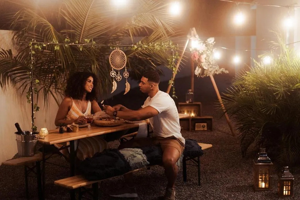 Garden in The Palm Leaf Apartments