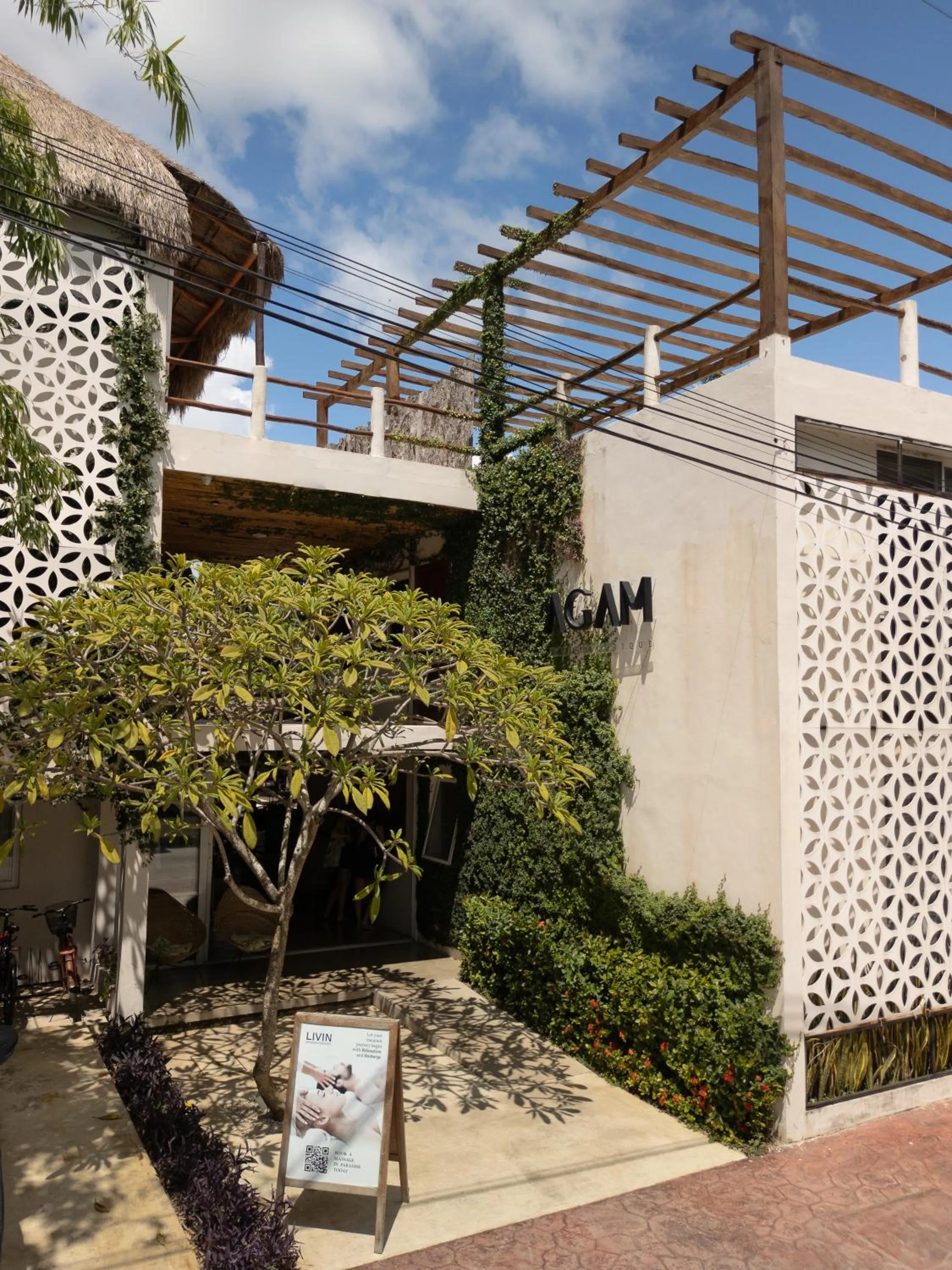 Property building in AGAM Hotel Boutique Bacalar - Adults Only