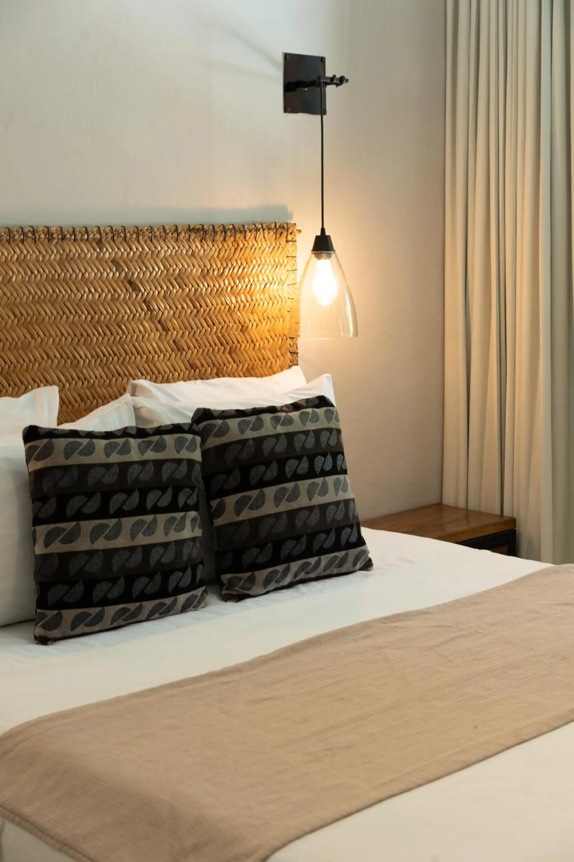 Bed in AGAM Hotel Boutique Bacalar - Adults Only