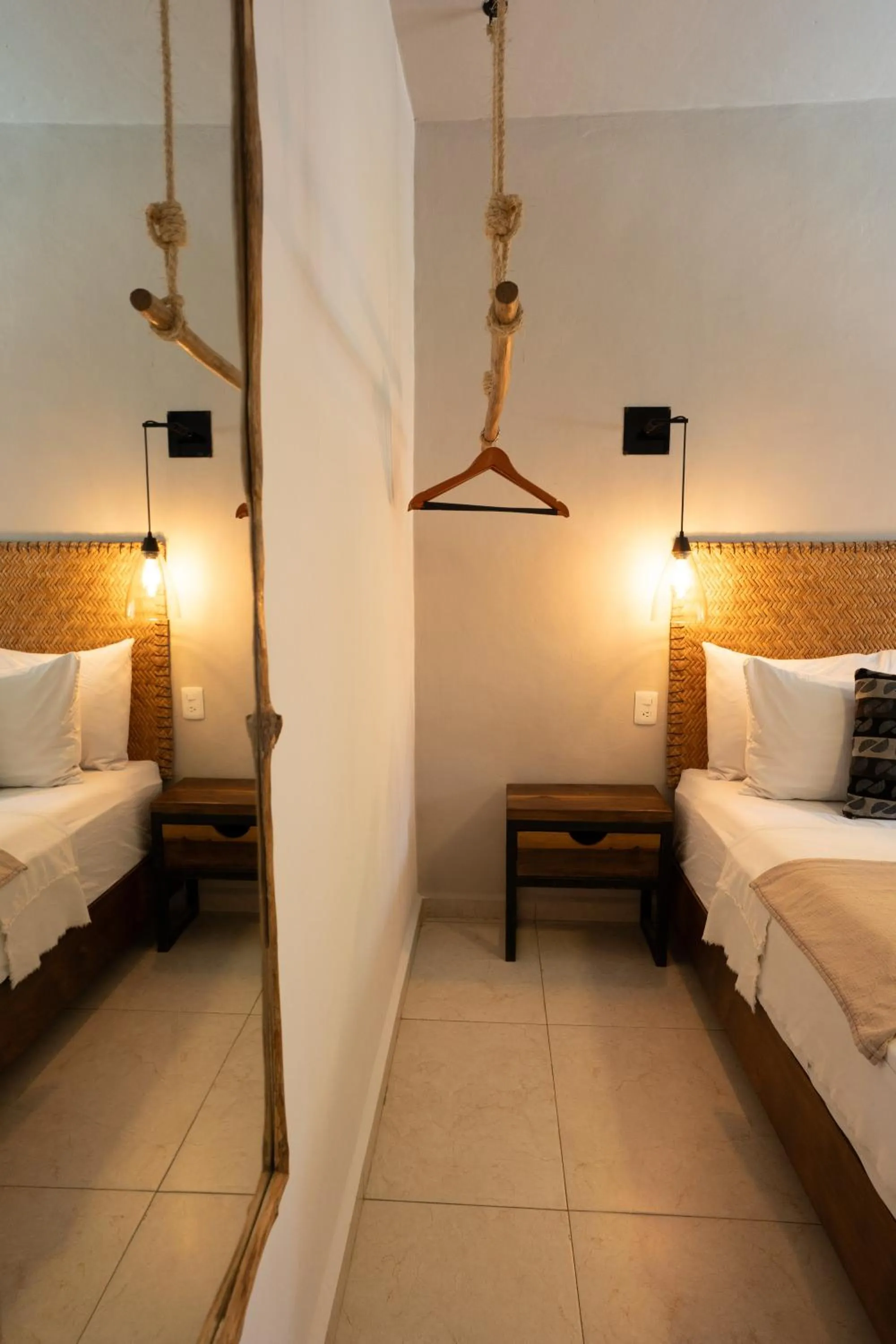 Bed in AGAM Hotel Boutique Bacalar - Adults Only
