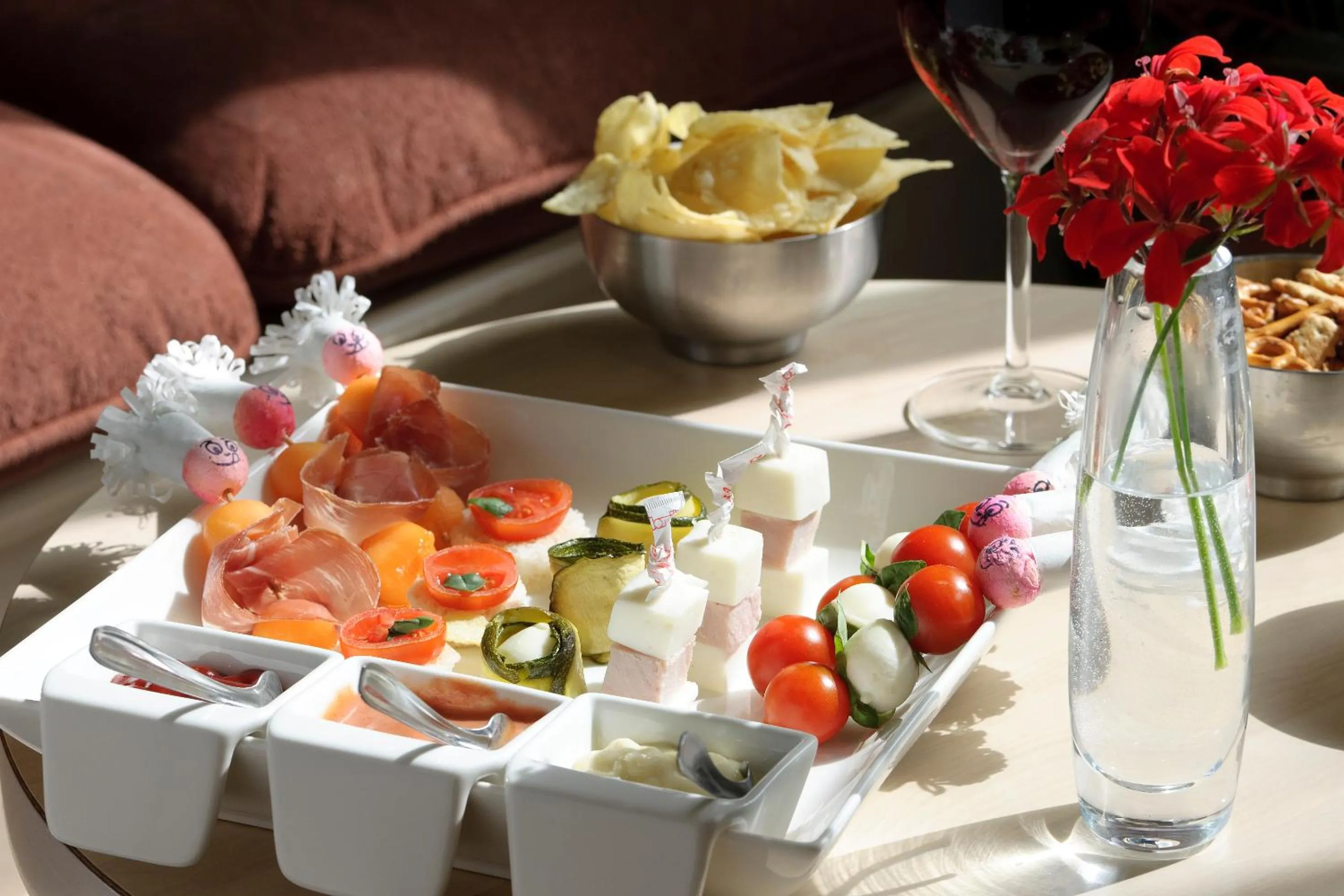 Food and drinks in Hotel Delle Rose