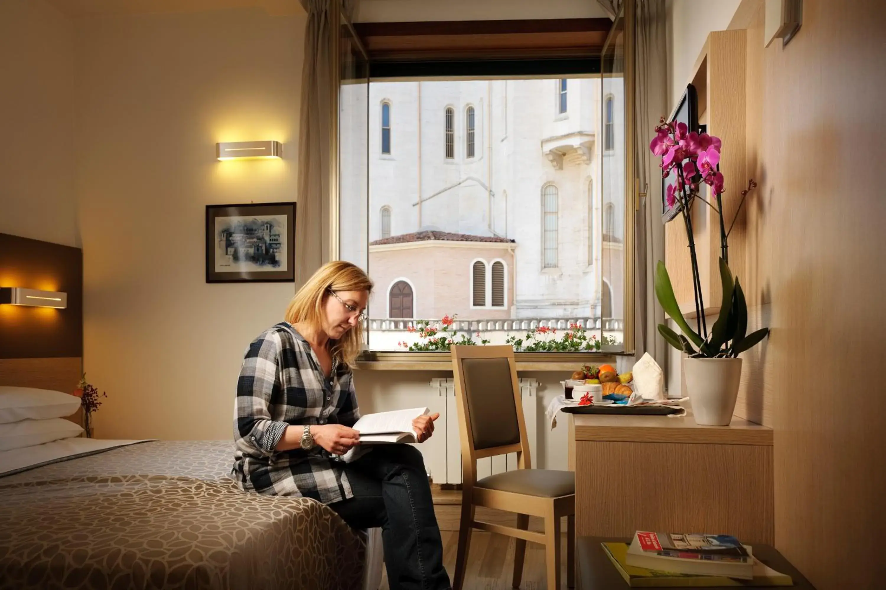 Guests, Bed in Hotel Delle Rose Guests, Bed in Hotel Delle Rose