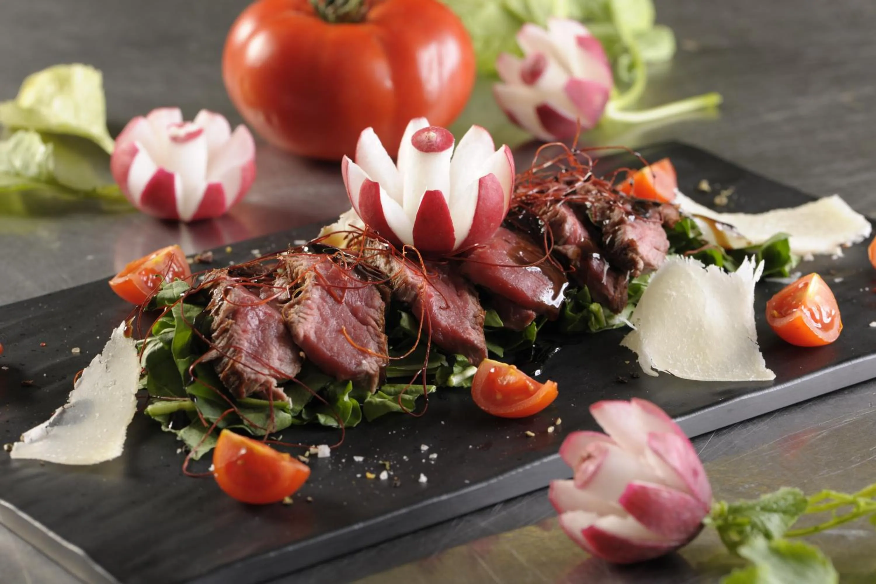 Food close-up in Hotel Delle Rose