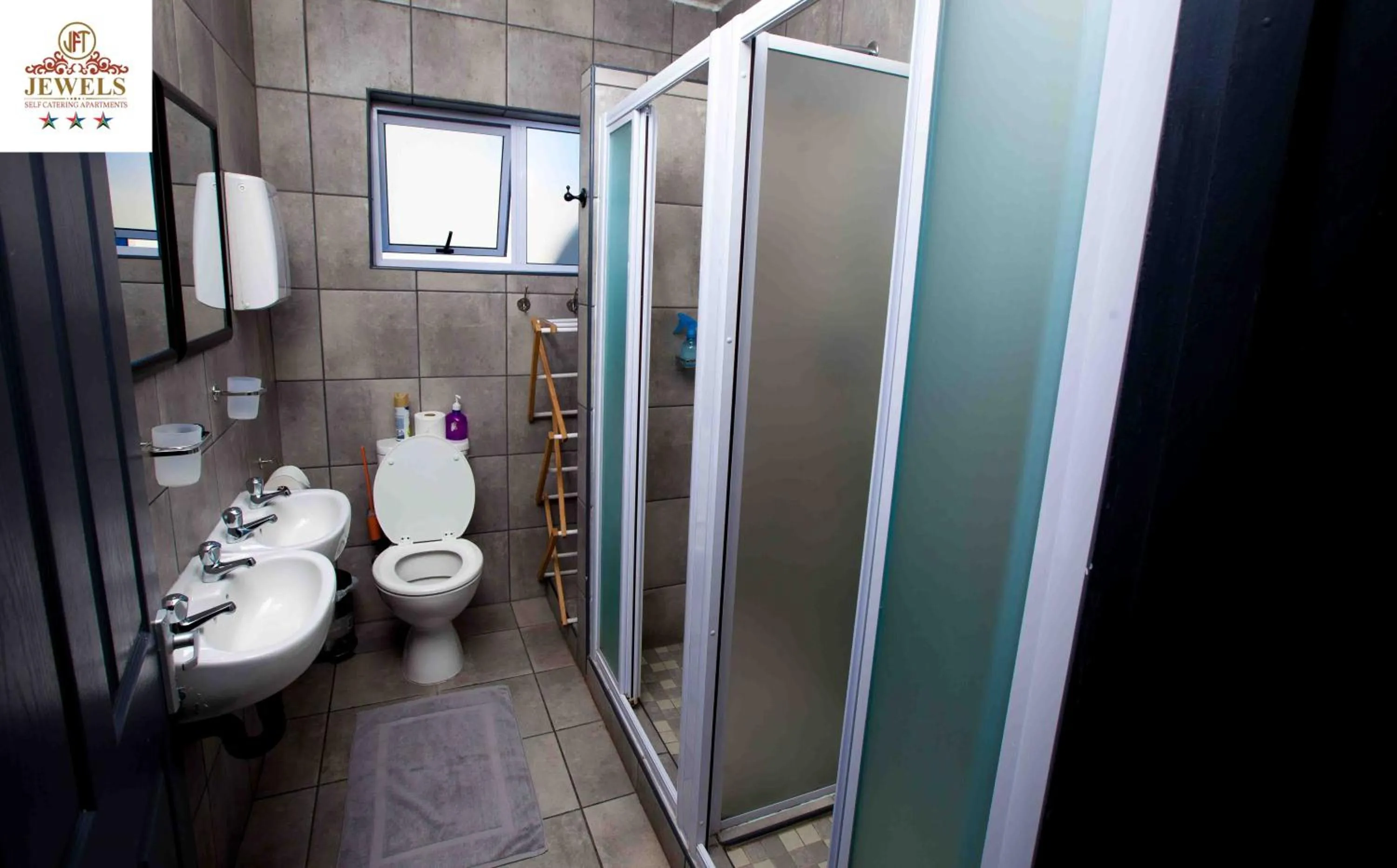 Shower in JFT self catering units