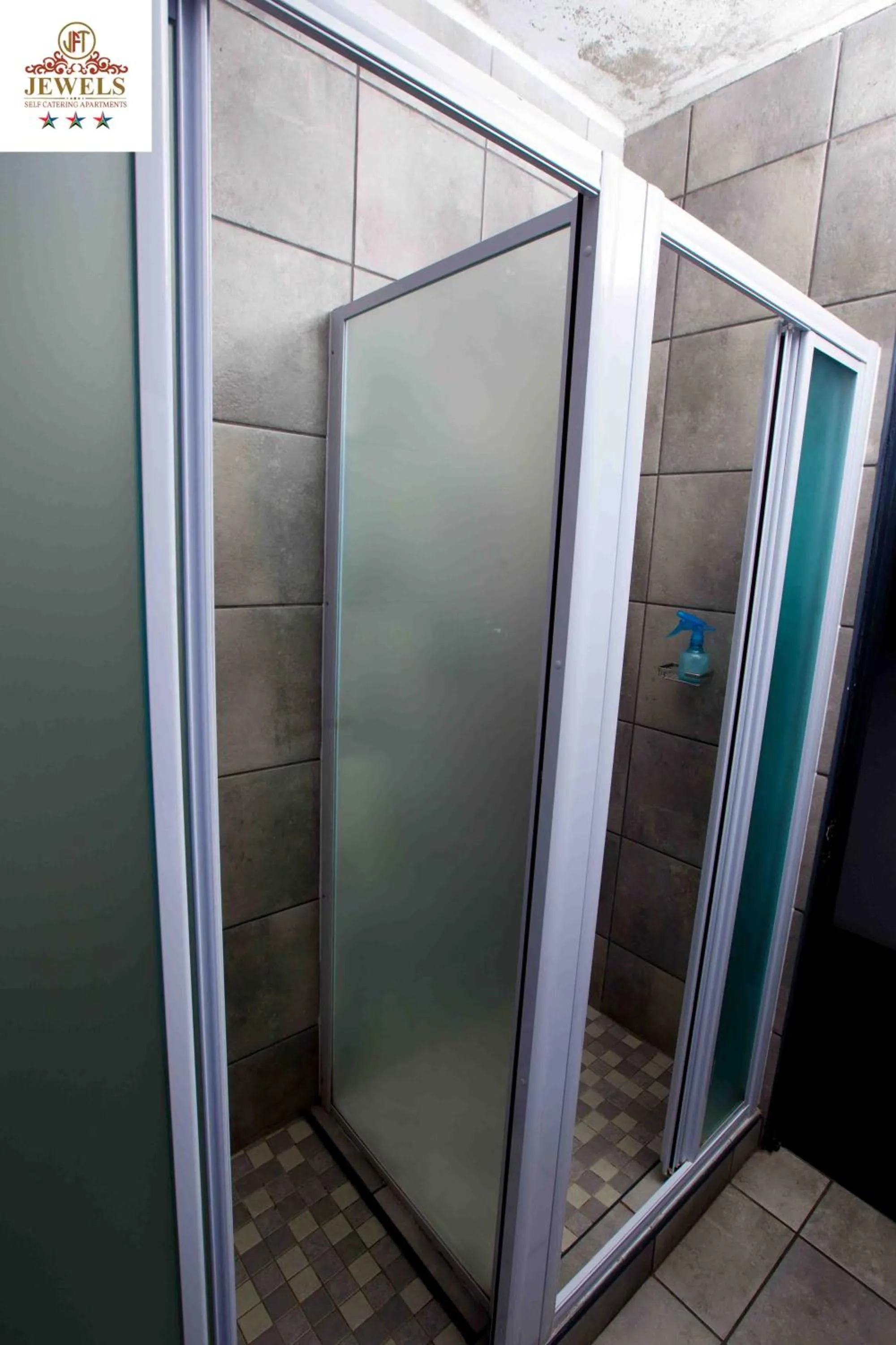 Shower in JFT self catering units