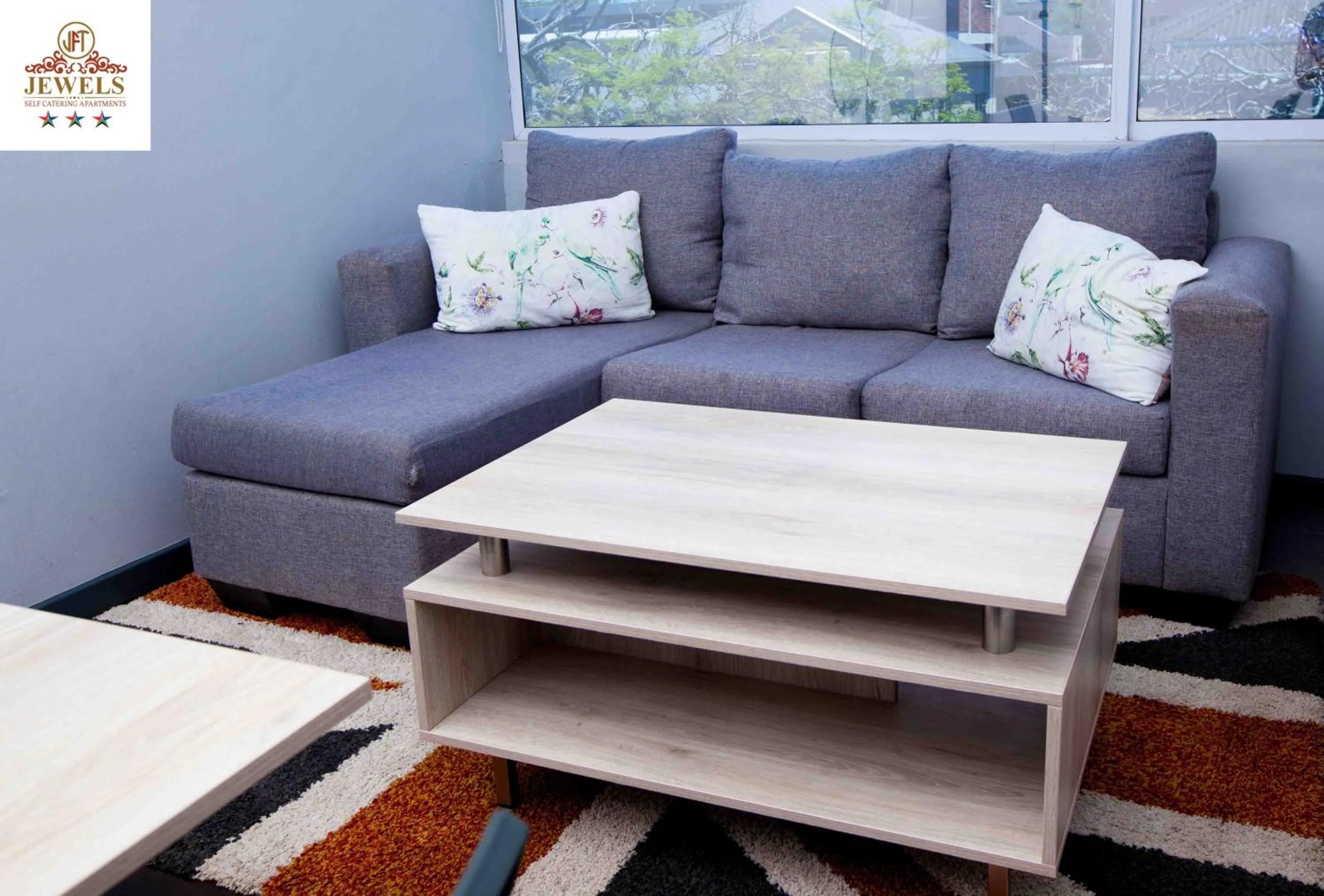 Living room in JFT self catering units