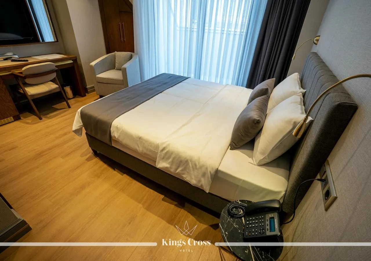 Bed in Kings Cross Hotel Istanbul
