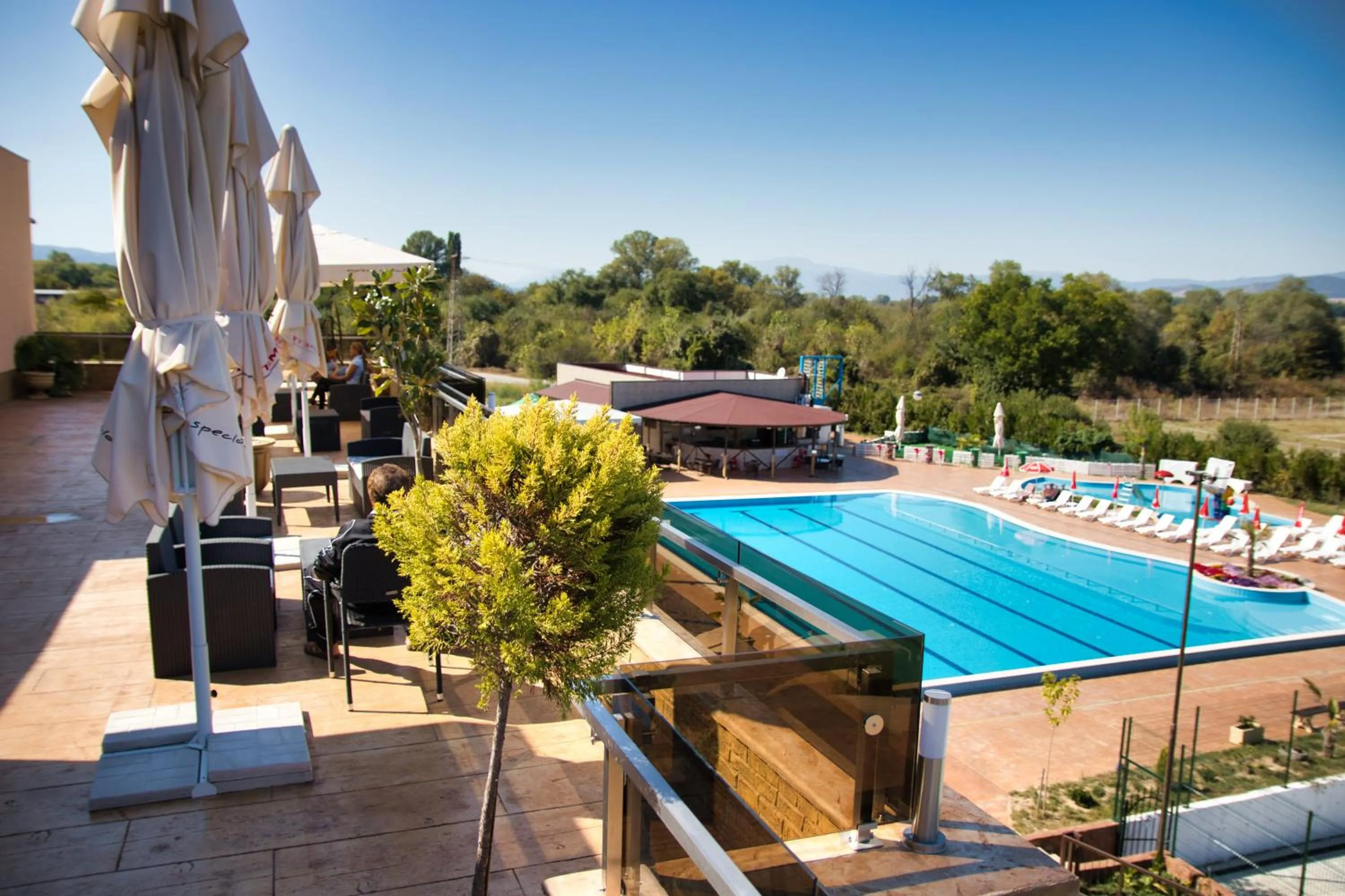 Swimming pool in Balneo and SPA Complex MINERAL YAGODA
