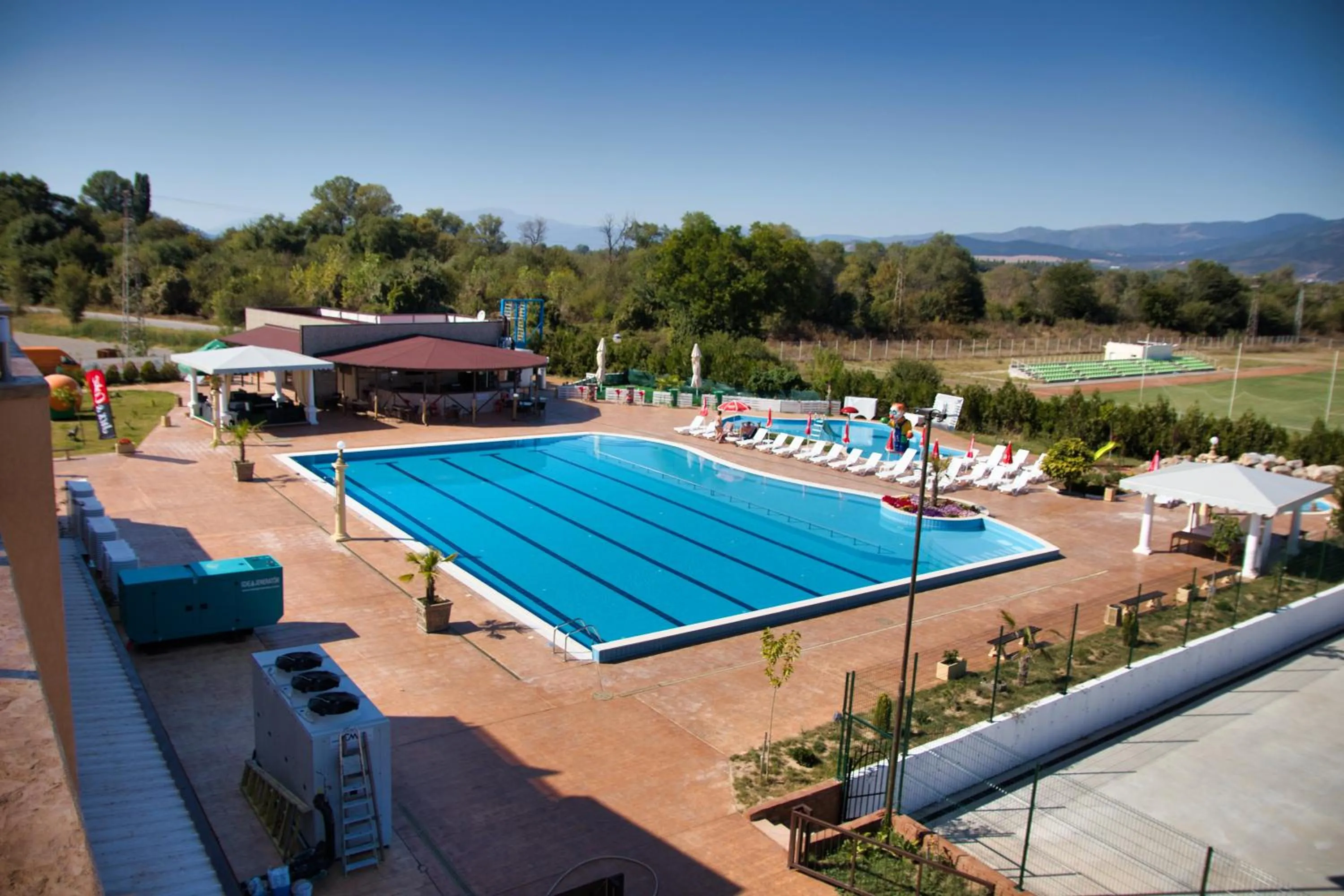 Swimming pool in Balneo and SPA Complex MINERAL YAGODA