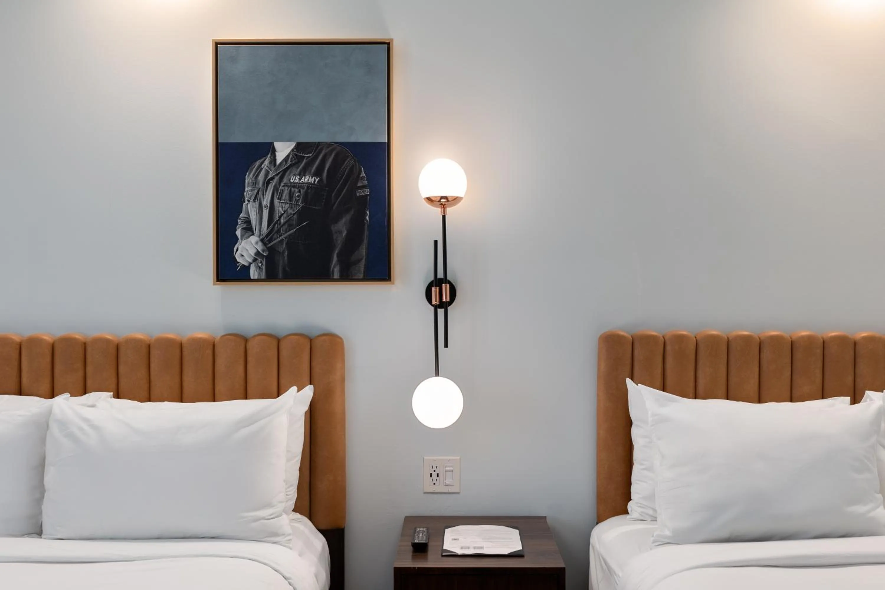 Bed in The Guild Hotel, San Diego Downtown, a Marriott Tribute Portfolio Hotel