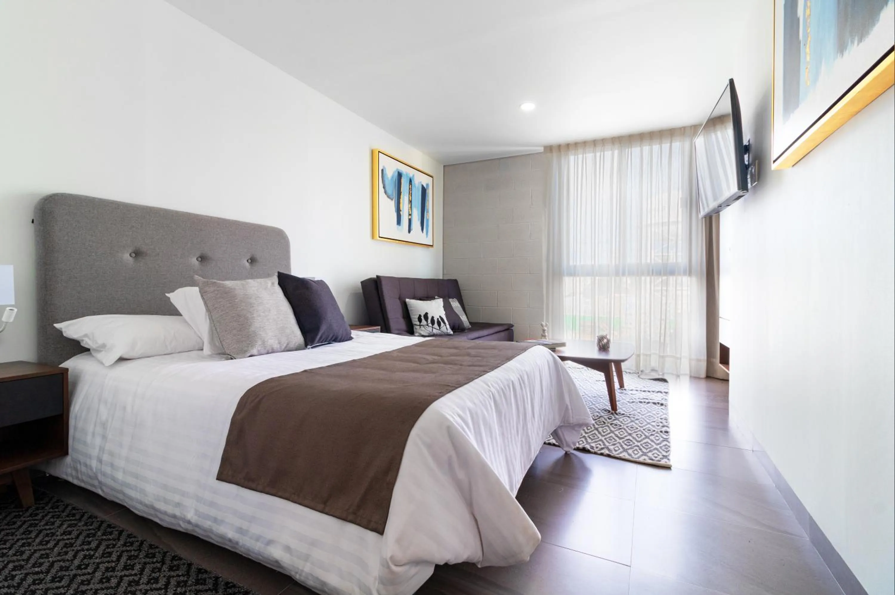 Bed in Arboleda 5 Luxury Lofts