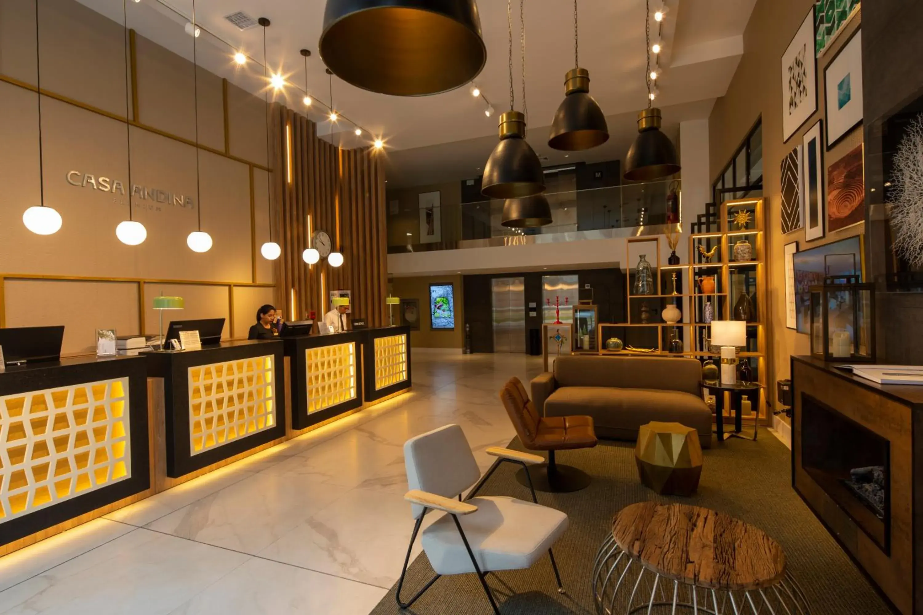 Lobby or reception in Casa Andina Premium San Isidro Lobby or reception in Casa Andina Premium San Isidro