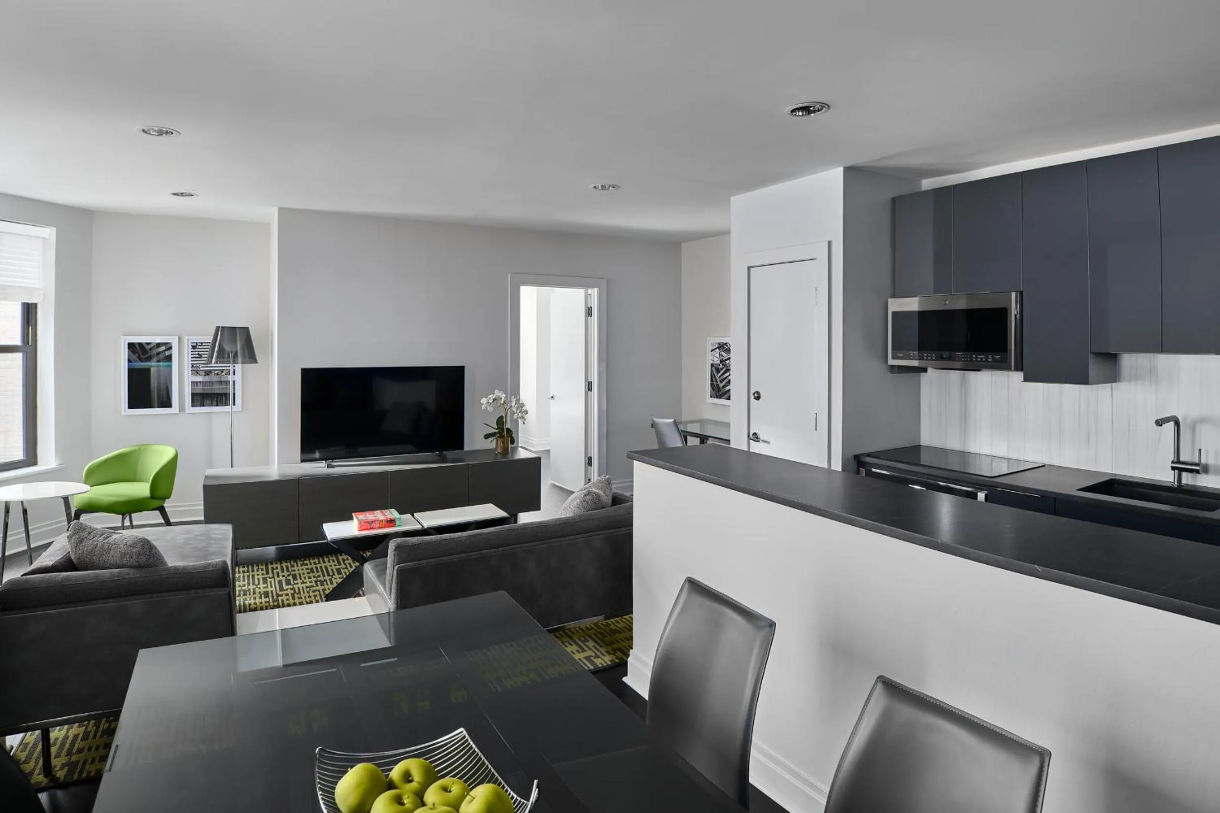 Living room in AKA Times Square