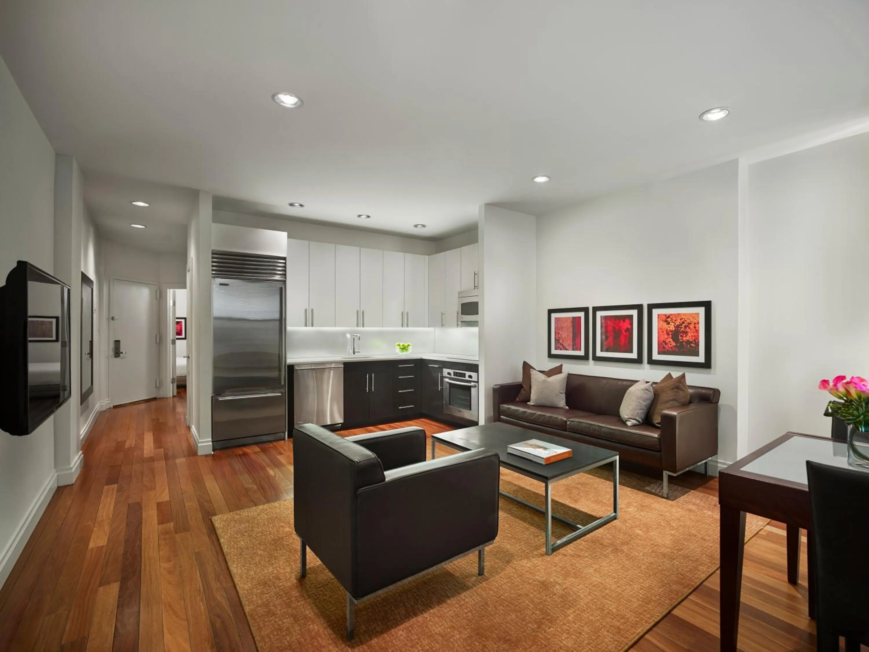 Living room in AKA Times Square