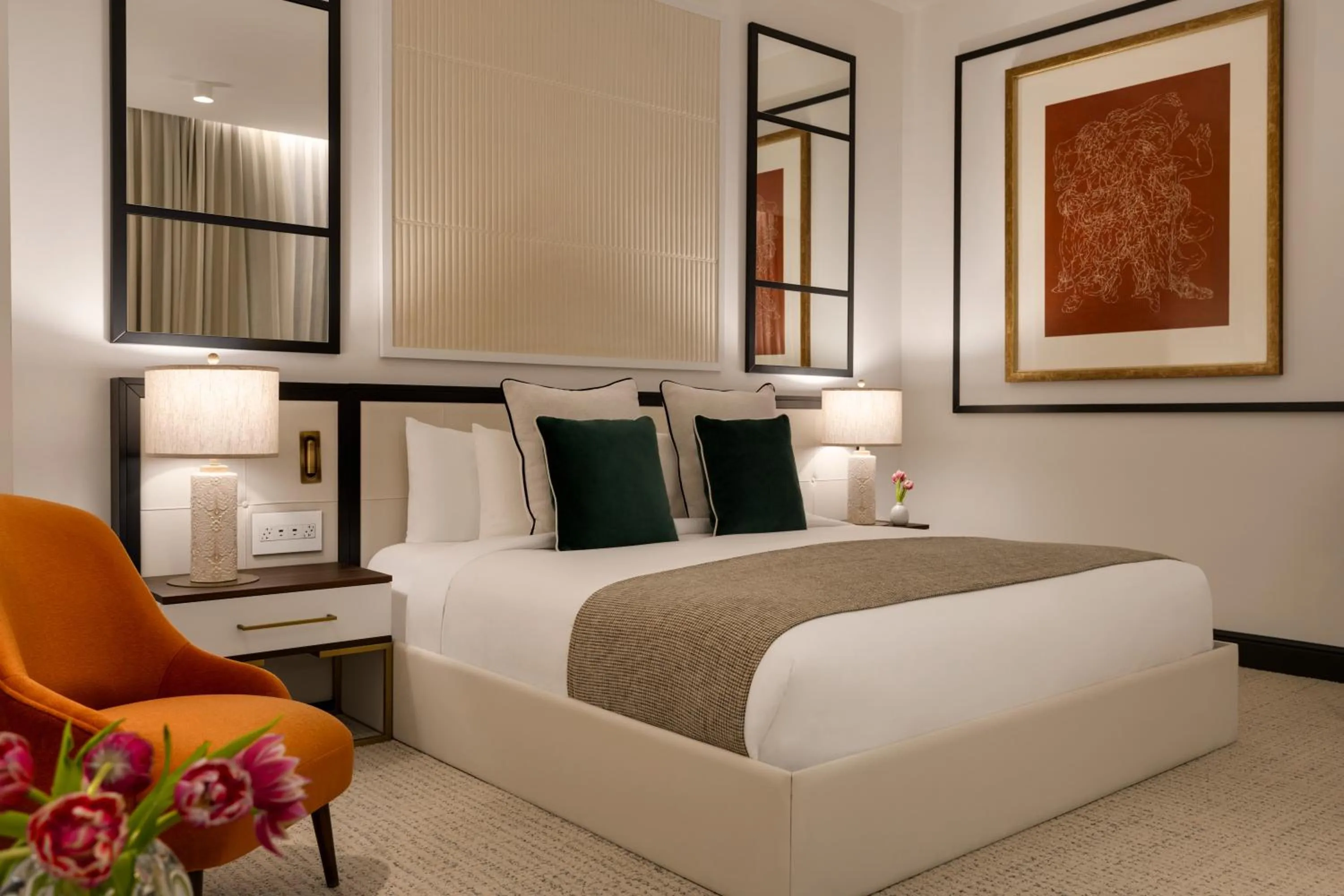 Bed in The Chemists Club Hotel