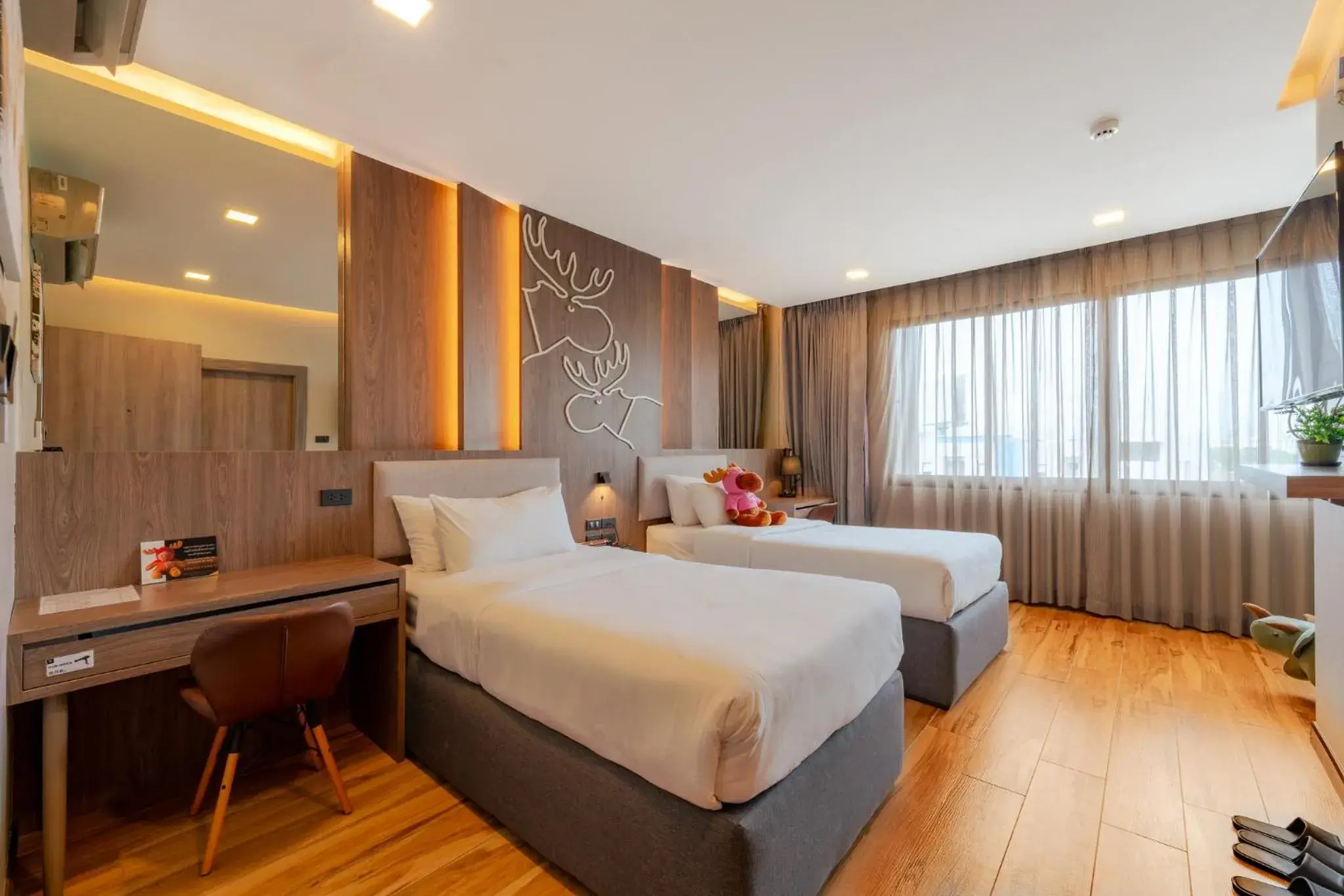 Bed in Moose Hotel Chiangmai Bed in Moose Hotel Chiangmai