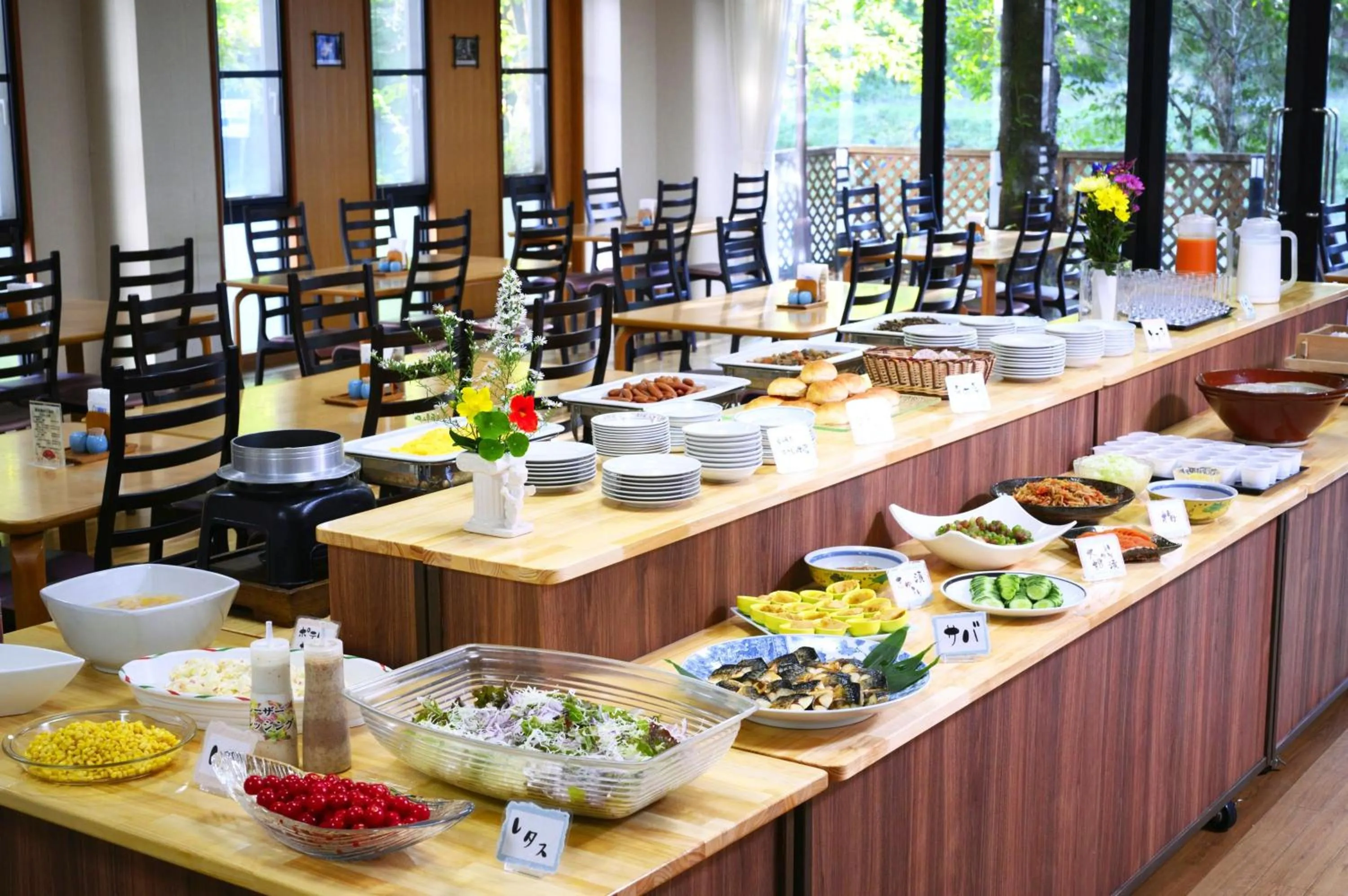 Breakfast in Takamiya Hotel Bonari no Mori