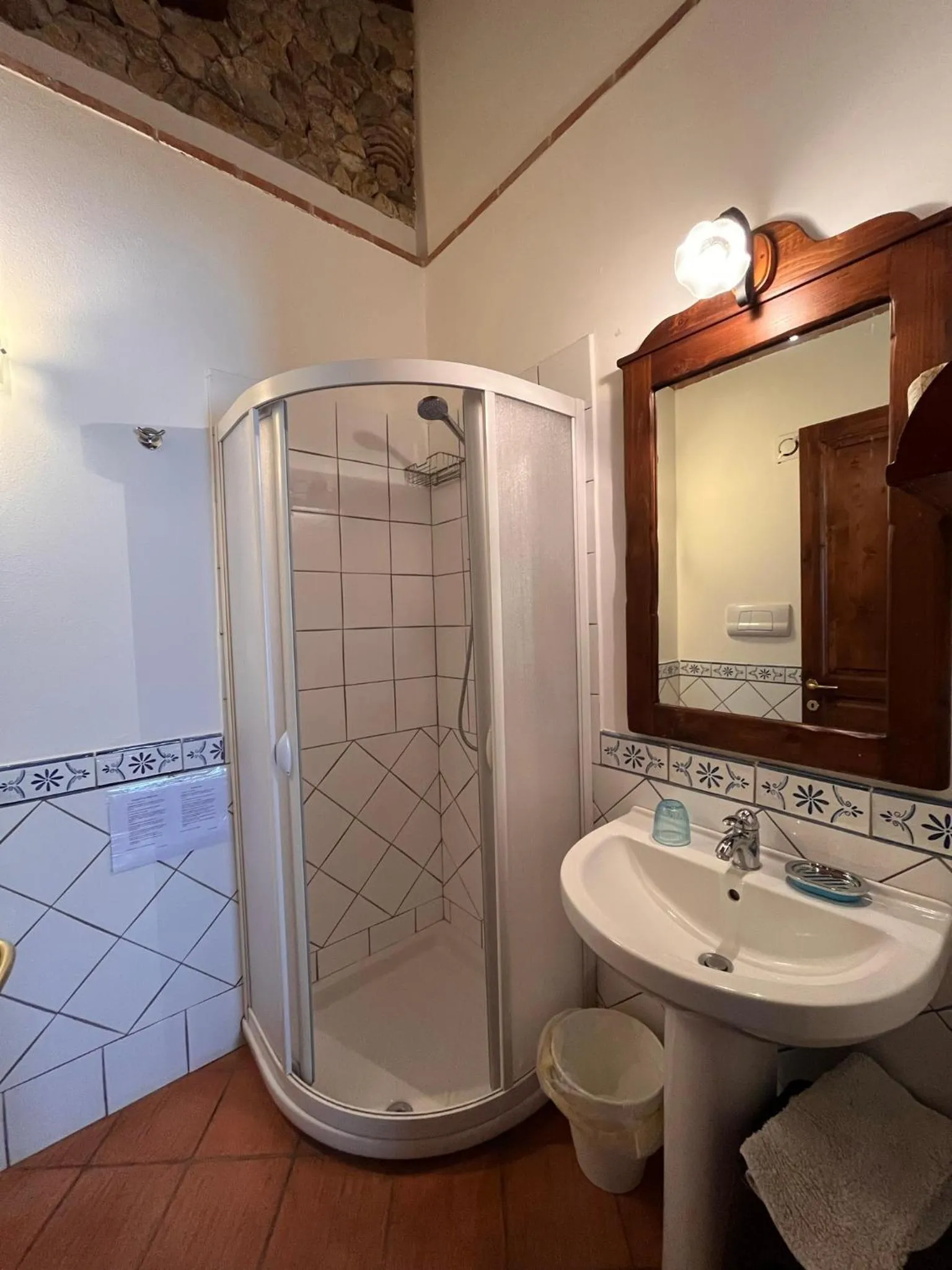 Shower in Villa Quiete