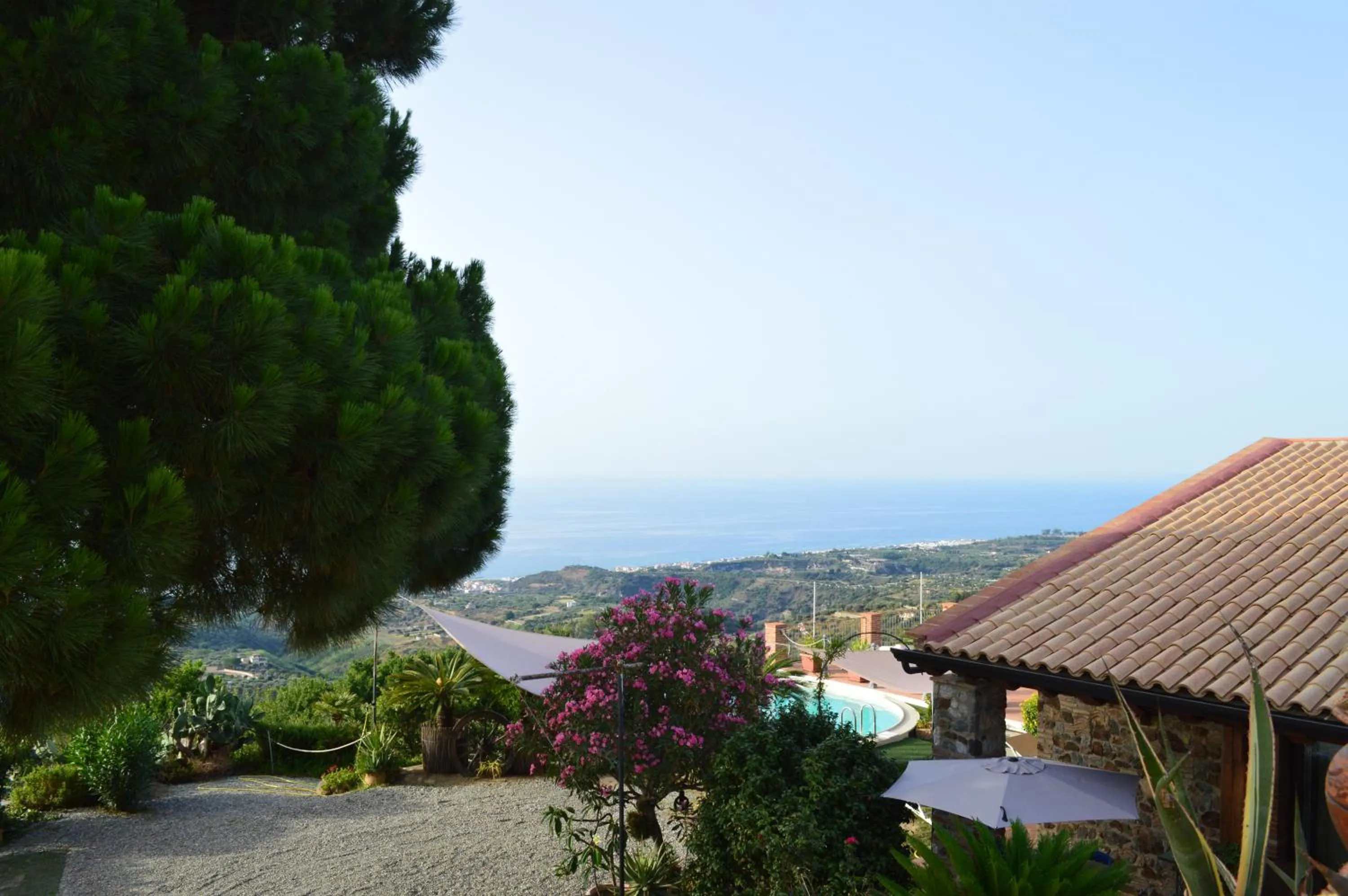 Pool view in Villa Quiete