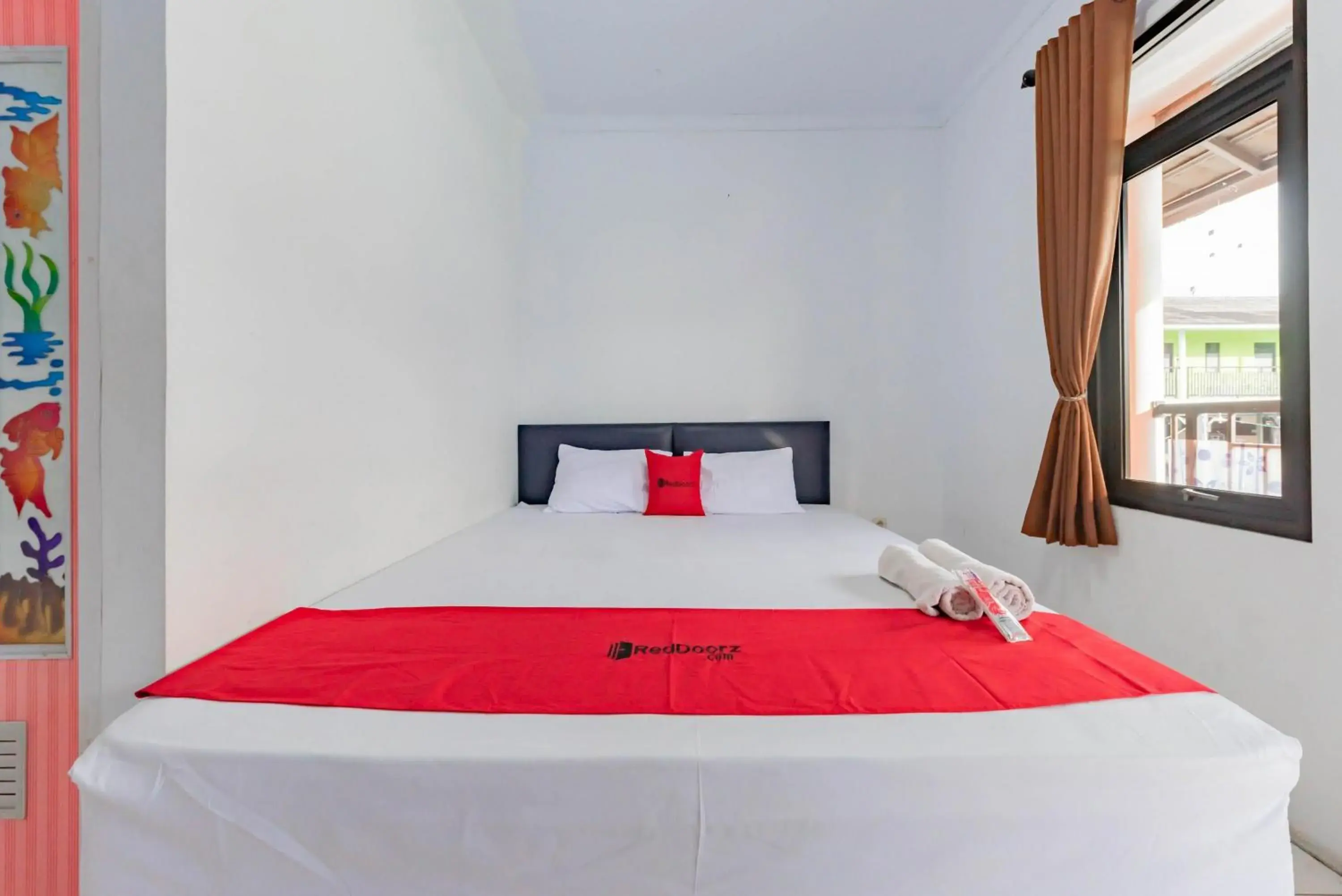 Bedroom, Bed in RedDoorz Resort Syariah @ Jaya Tirta Abadi Bedroom, Bed in RedDoorz Resort Syariah @ Jaya Tirta Abadi