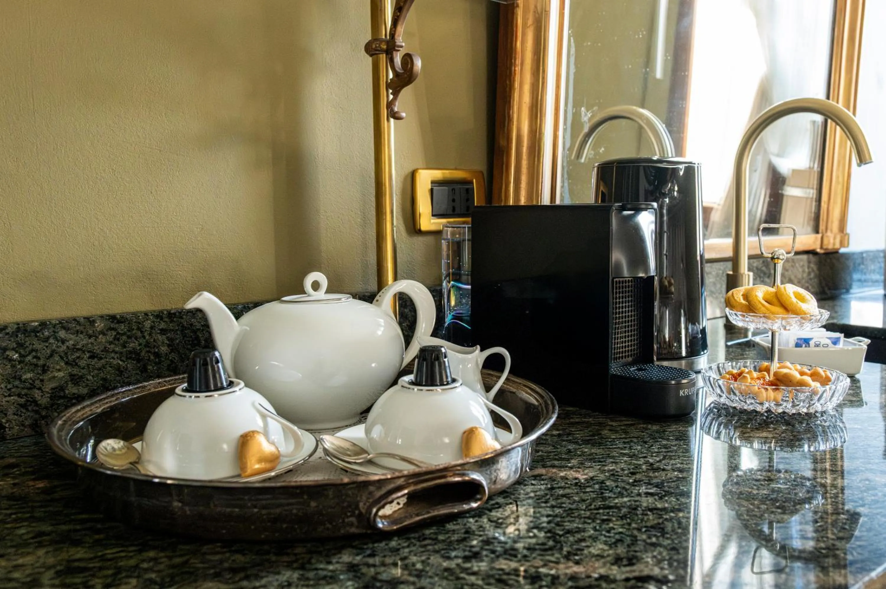 Kitchen or kitchenette in Colombo Bed & Breakfast Mestre