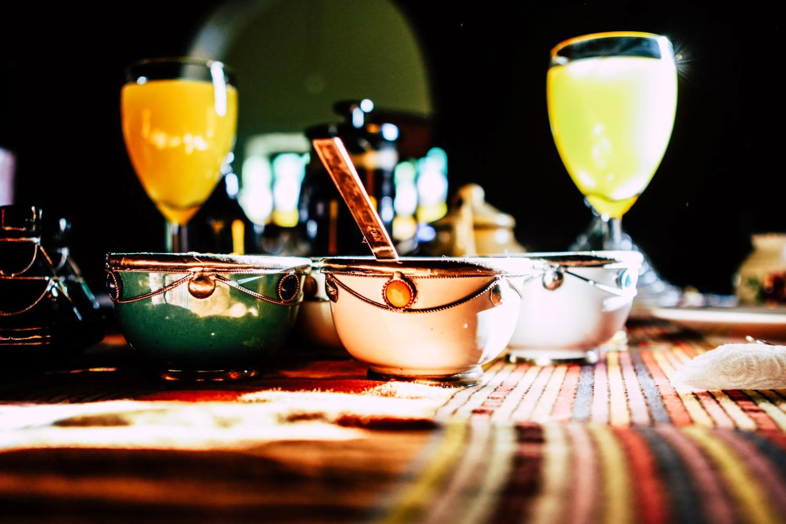 Food and drinks in Riad Caravasar