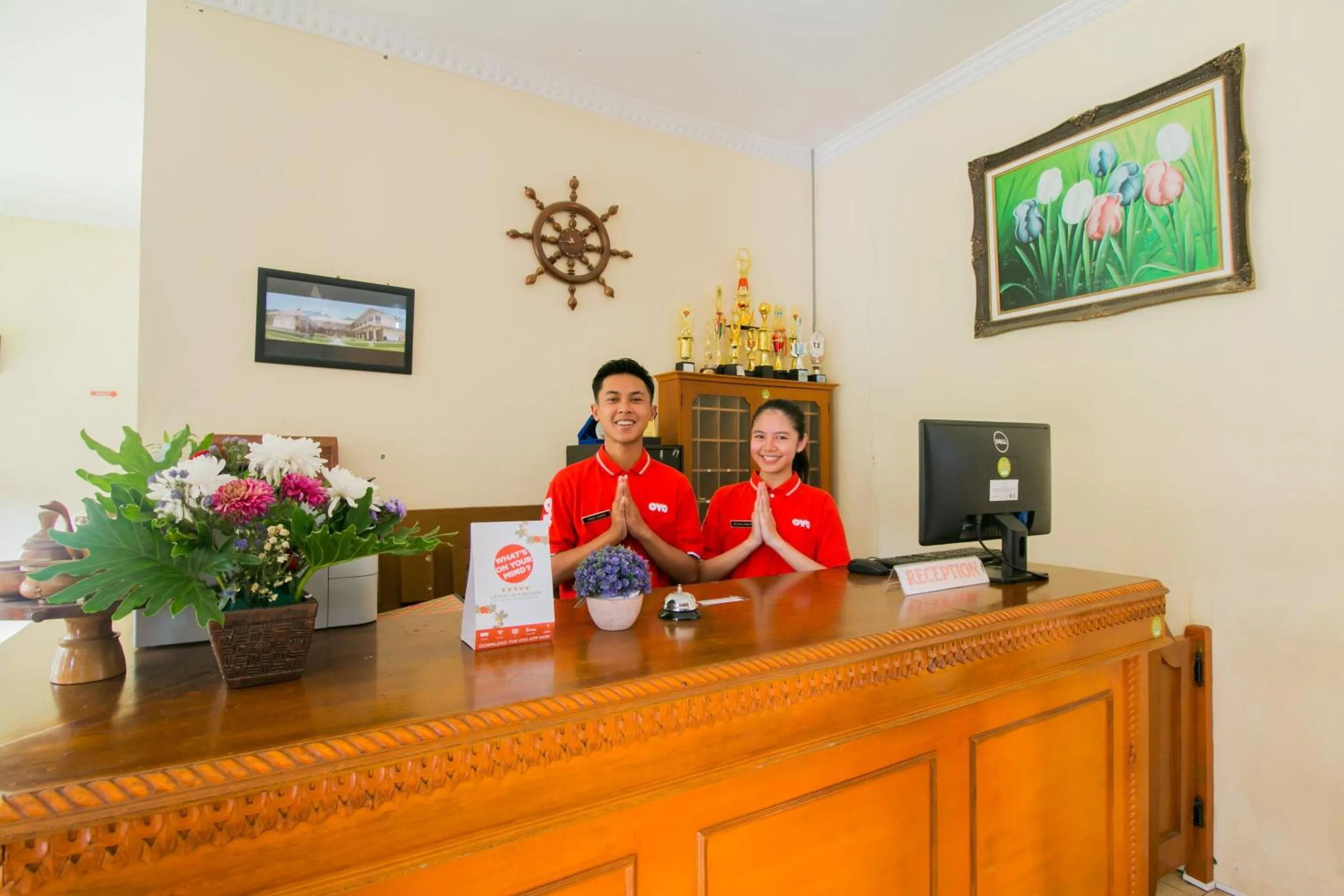 Lobby or reception in Hotel O Edotel Smkn 1 Pacet Syariah