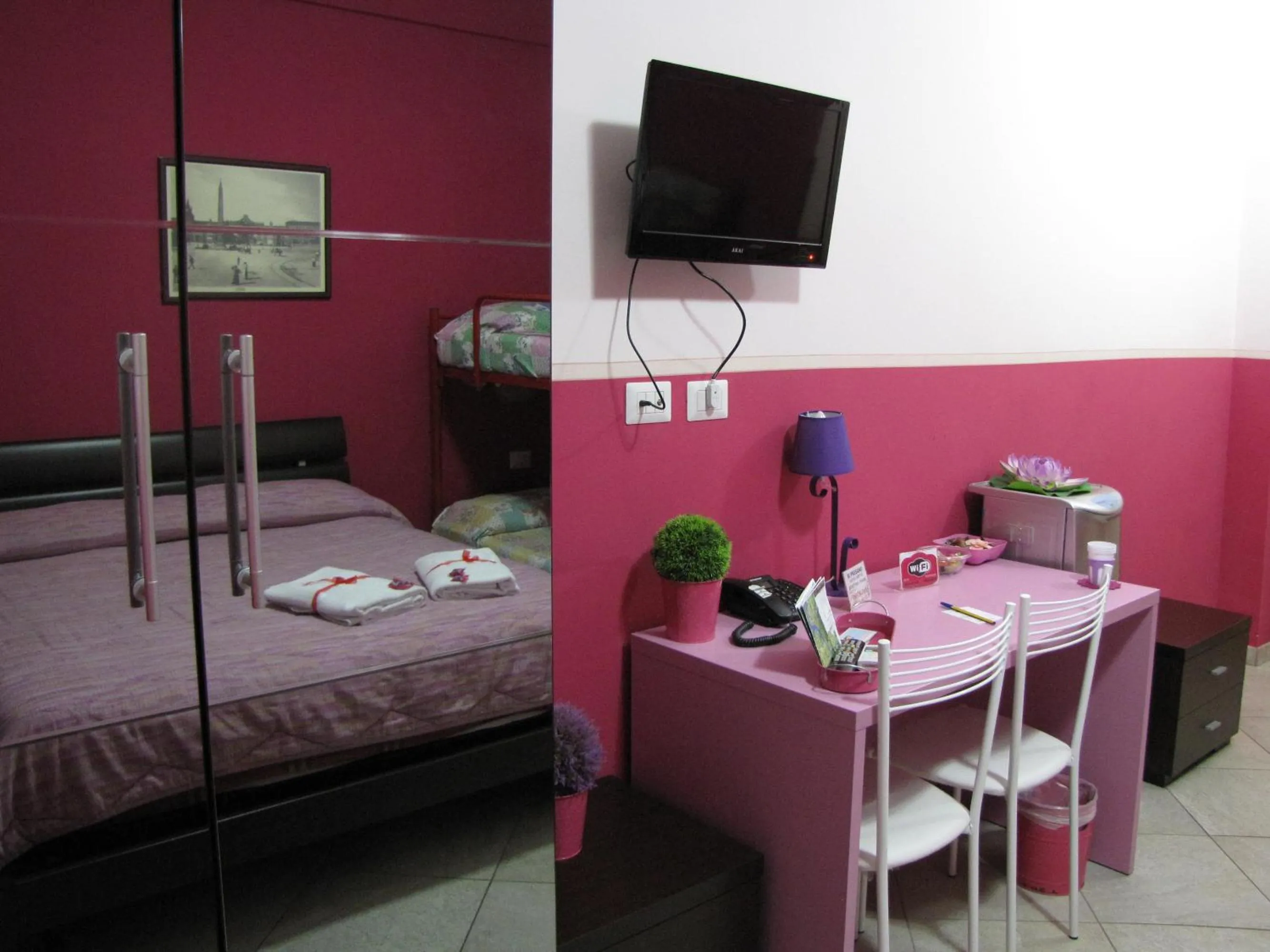 Seating area, Bed in Aracoeli