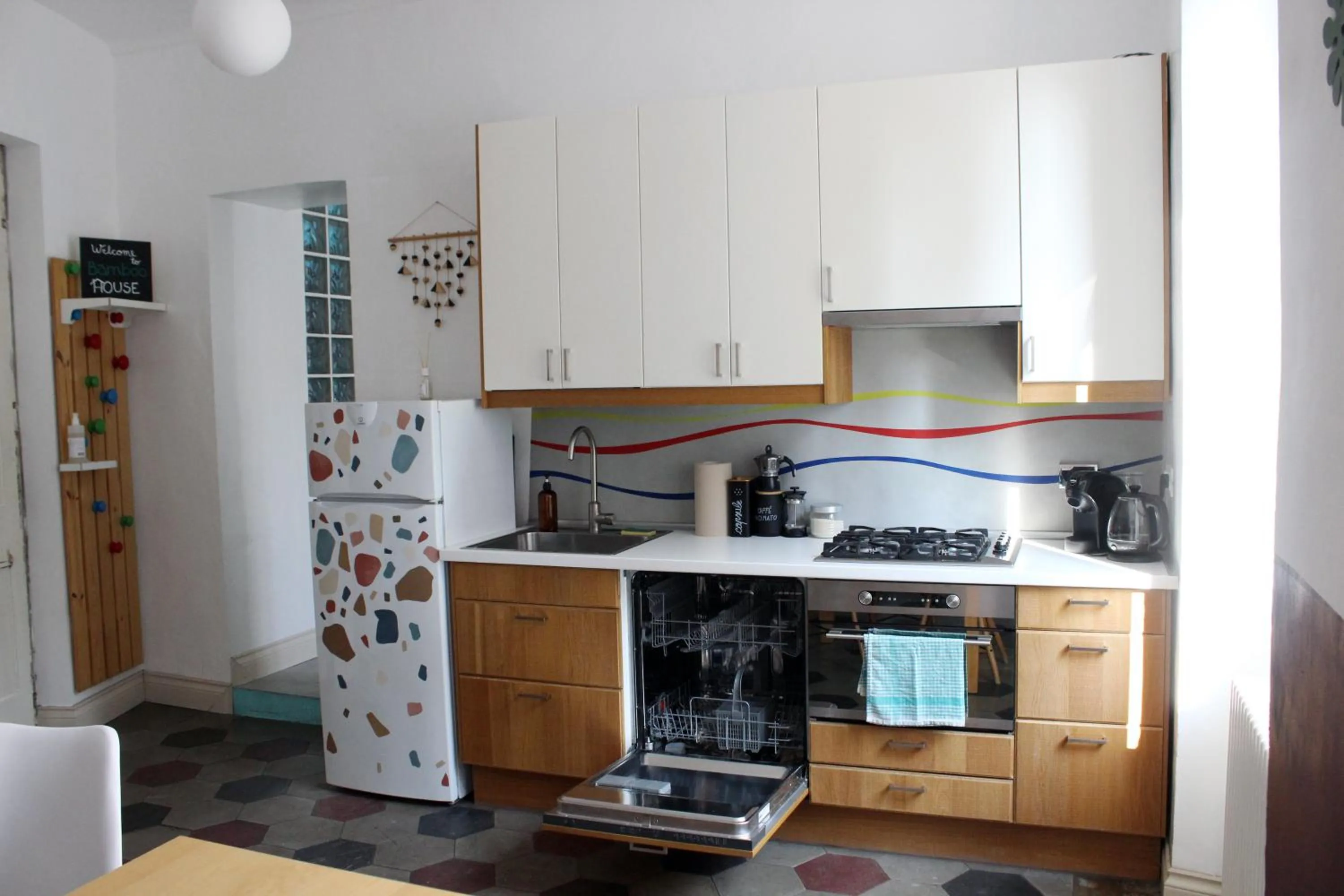 dishwasher in Bamboo Eco Hostel