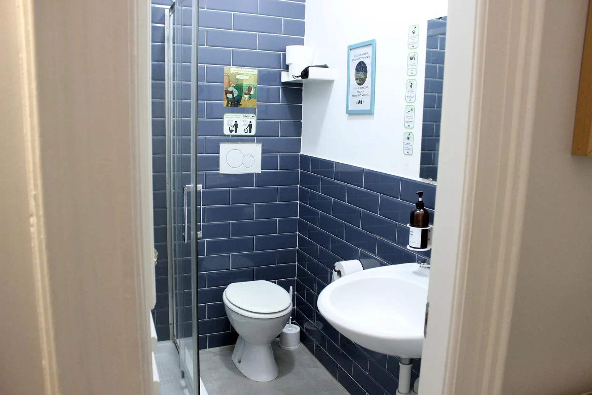 Bathroom in Bamboo Eco Hostel