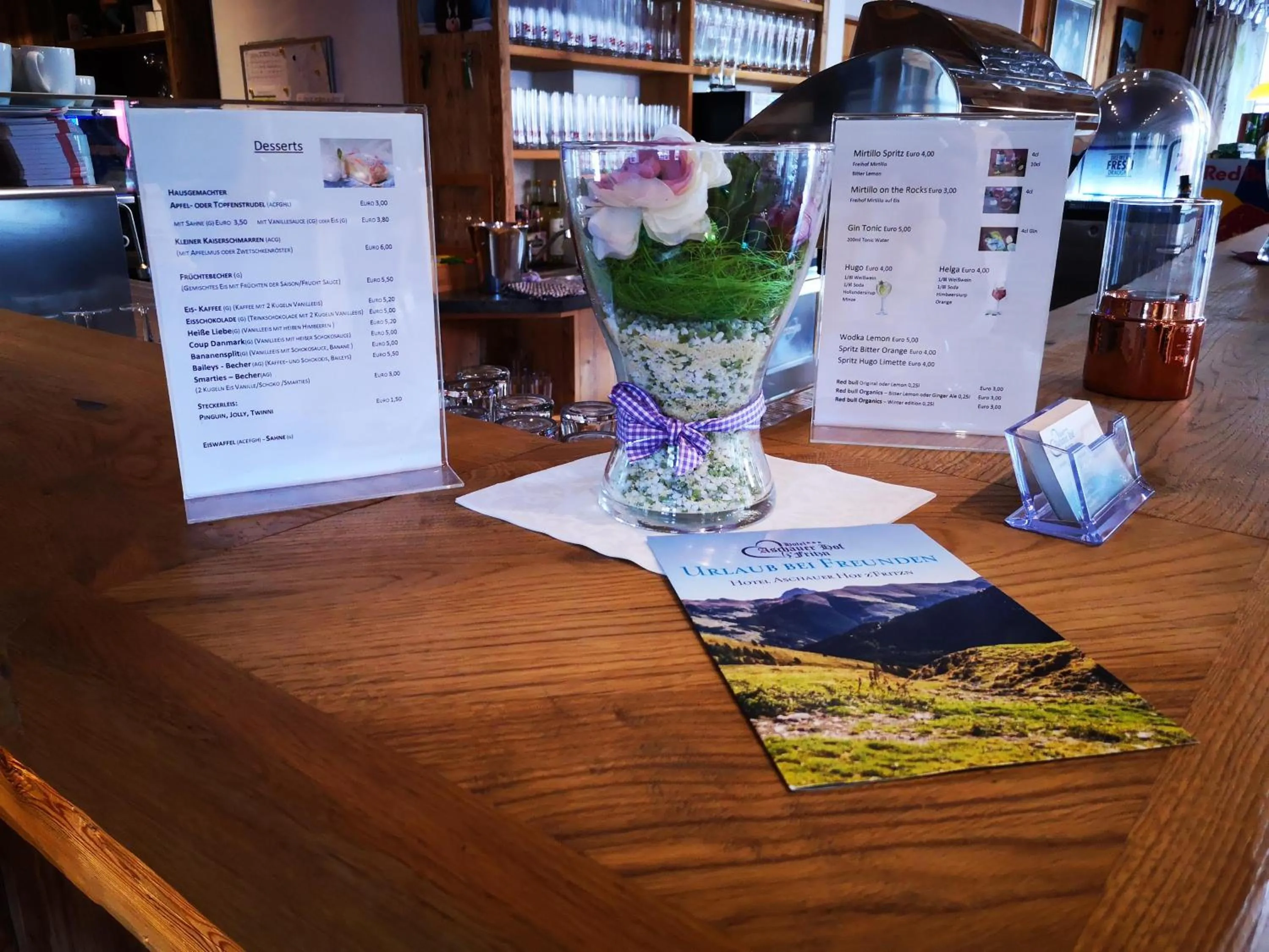 Restaurant/places to eat in Appartements Fritzhof