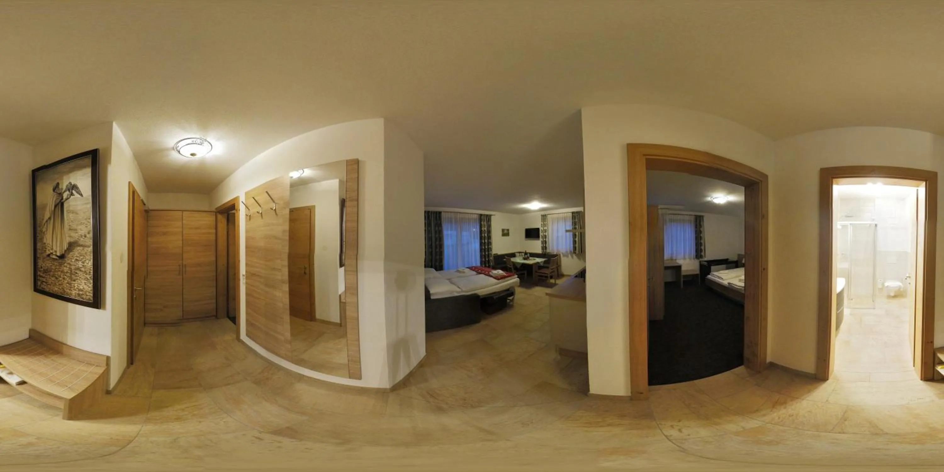 Decorative detail, Bed in Appartements Fritzhof