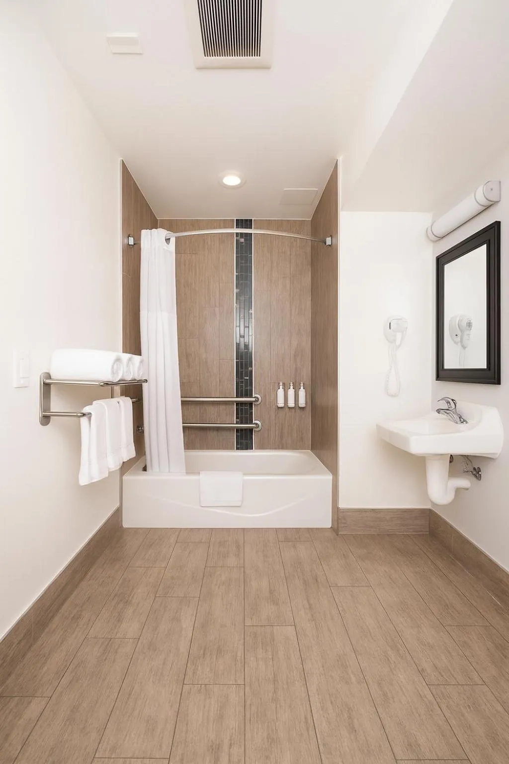 Bathroom in Travelodge by Wyndham LAX