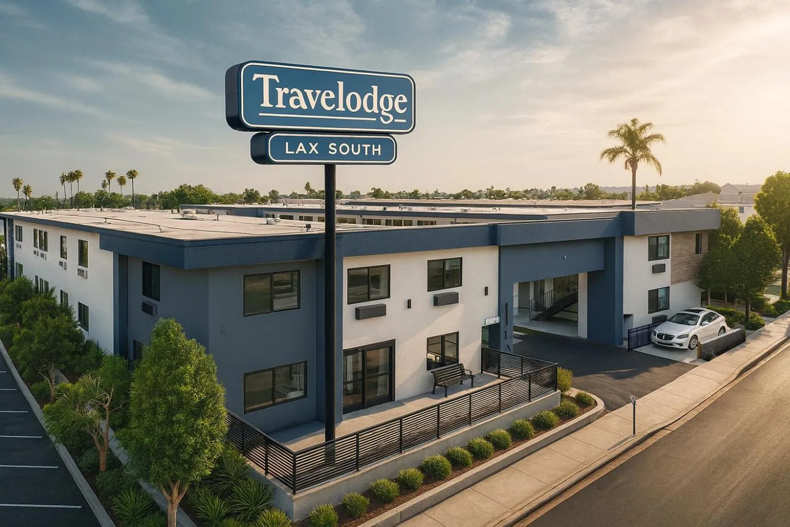 Property building in Travelodge by Wyndham LAX