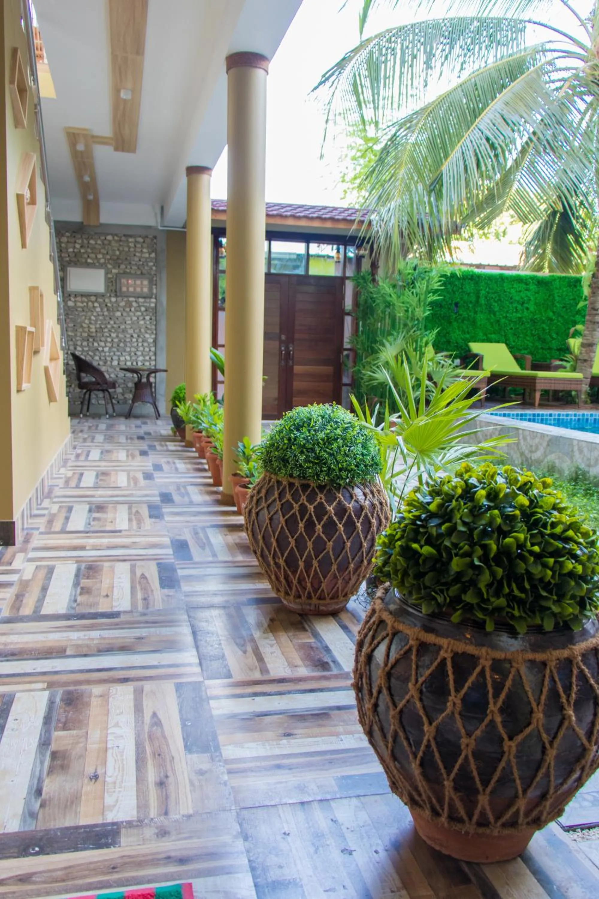 Garden in Rosy Villa Hotel