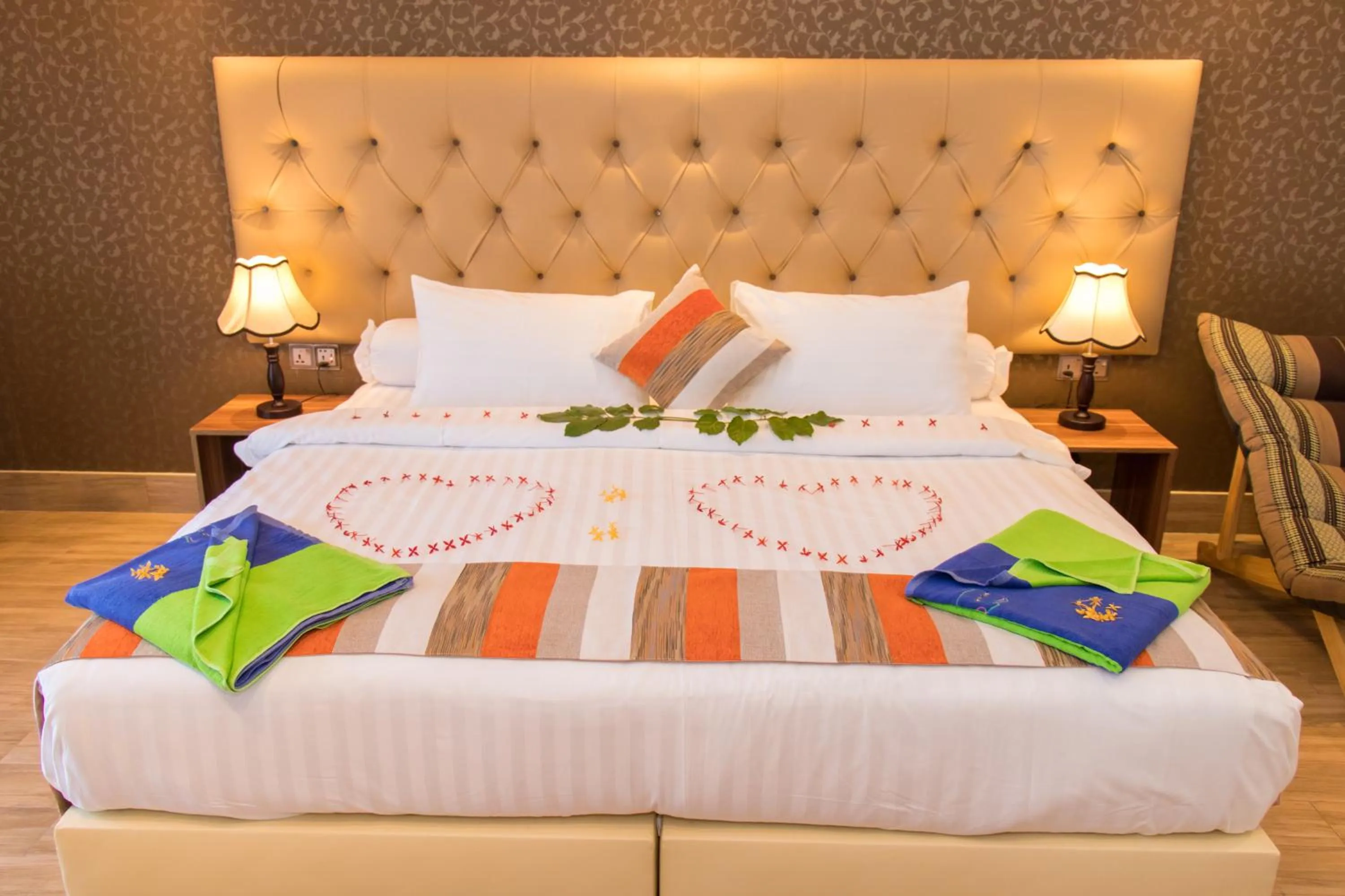 Bedroom, Bed in Rosy Villa Hotel