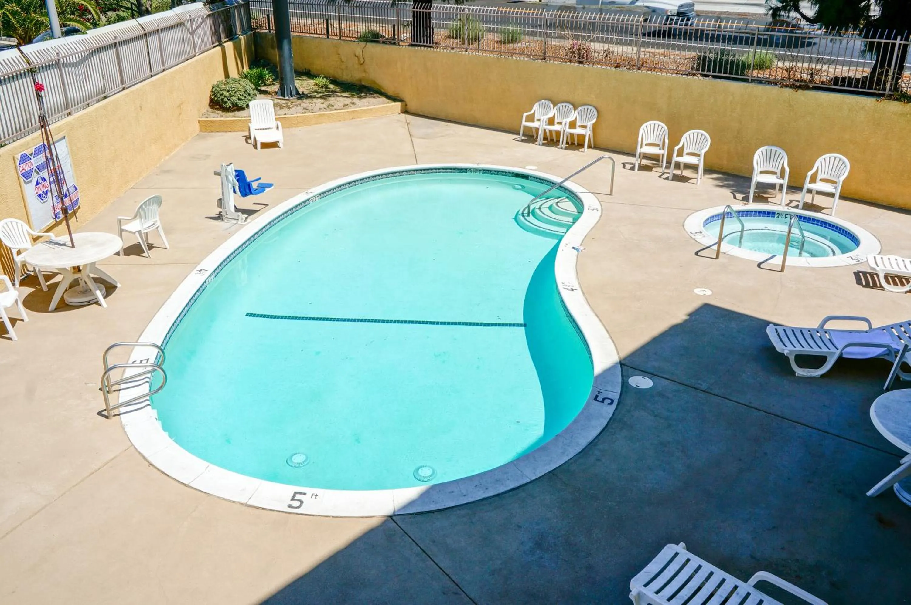 Swimming pool in Ramada by Wyndham Ontario Airport & Convention Center