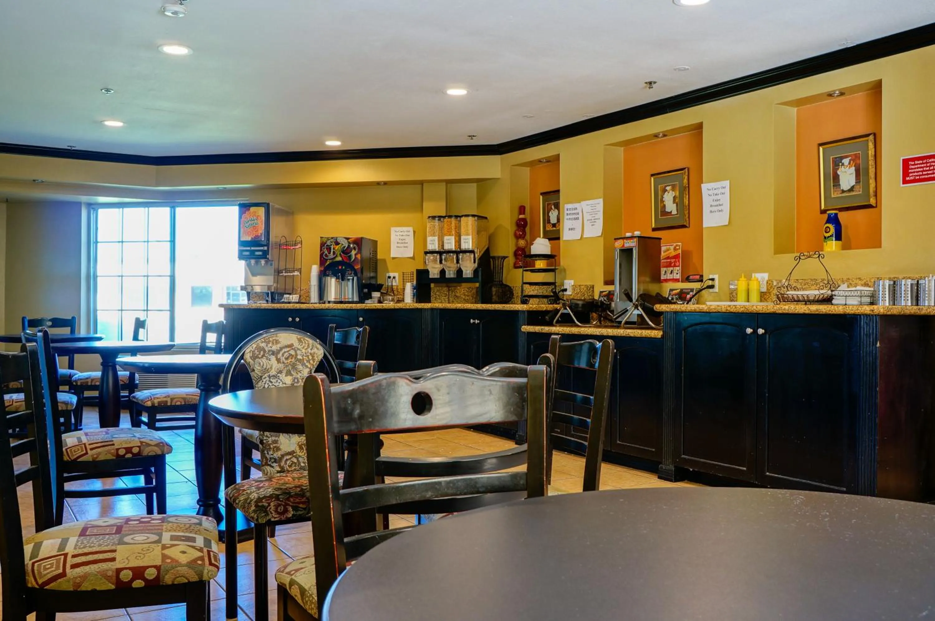 Continental breakfast in Ramada by Wyndham Ontario Airport & Convention Center