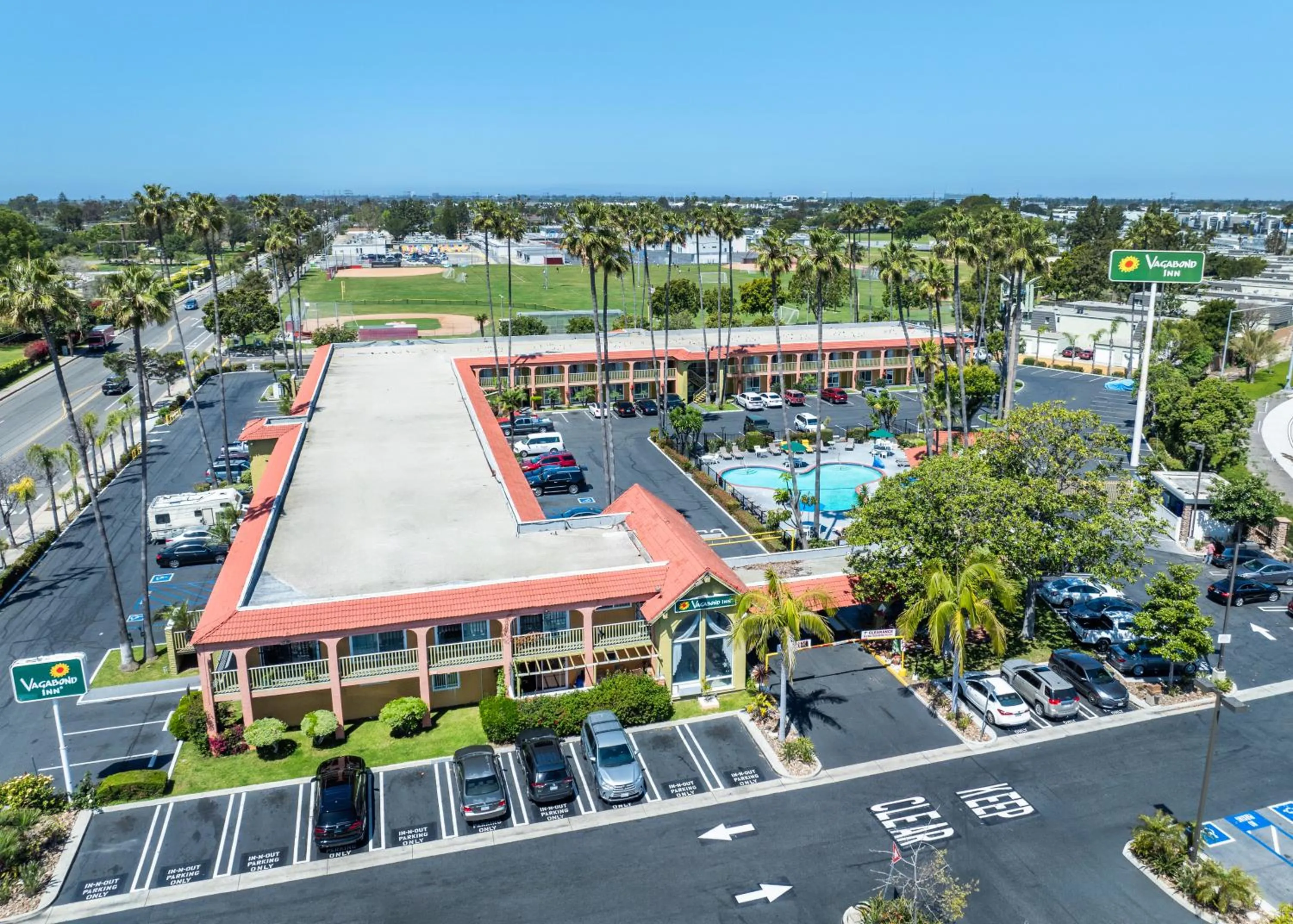 Bird's eye view in Vagabond Inn Costa Mesa