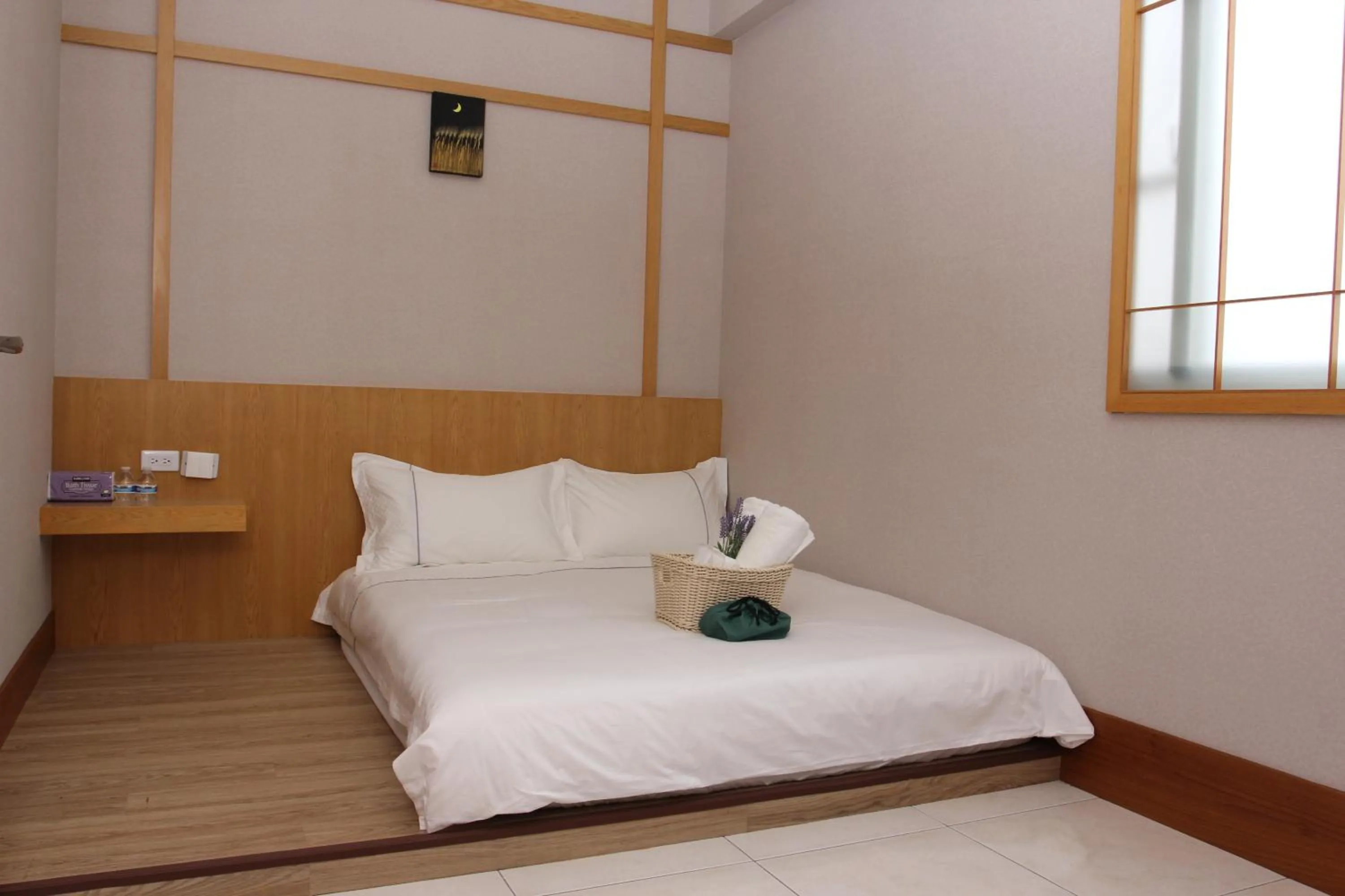 Bed in 梨幸日和 Good Days in Liko