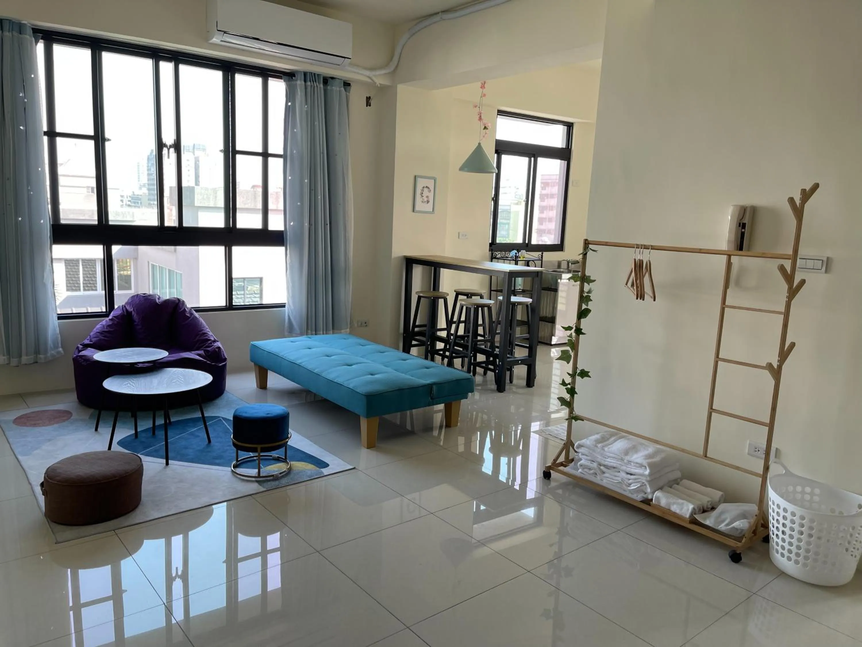 Bed in 梨幸日和 Good Days in Liko