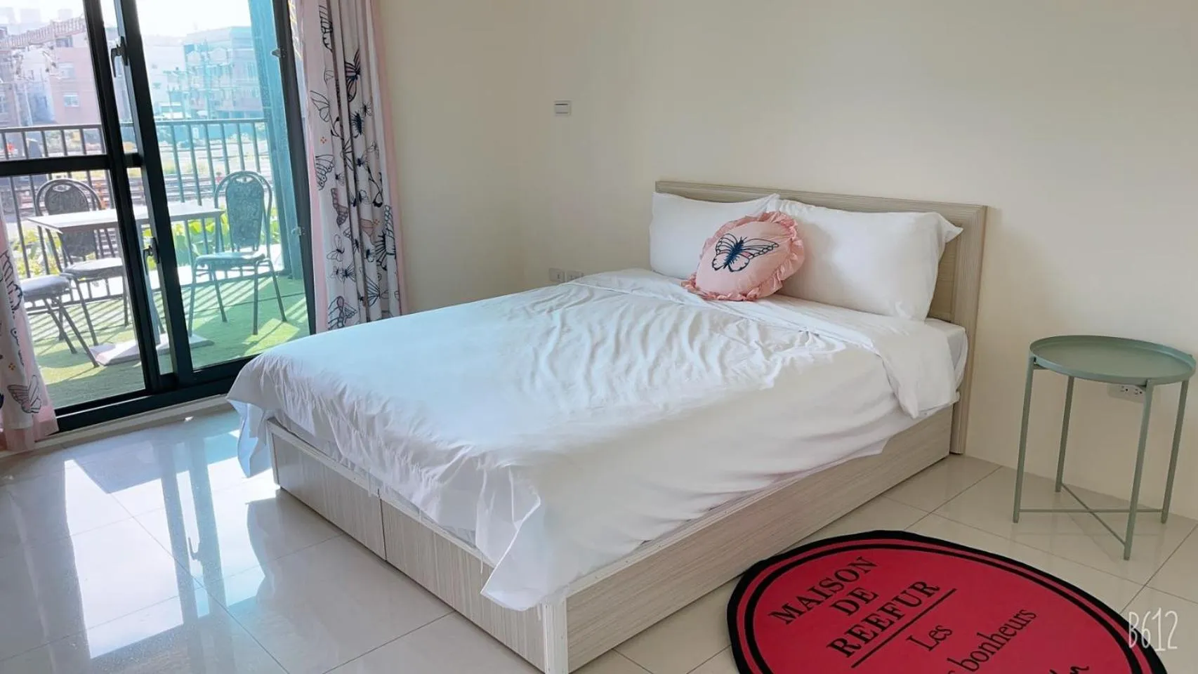 Bed in 梨幸日和 Good Days in Liko